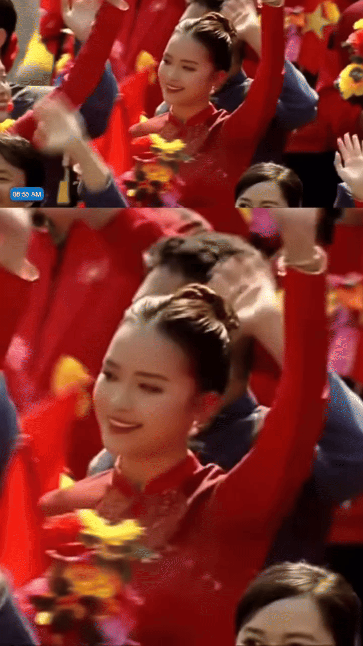 Một người đẹp đi diễu hành trở nên viral khắp MXH, nụ cười trên sóng trực tiếp đánh bại mọi loại thể loại camera- Ảnh 1.
