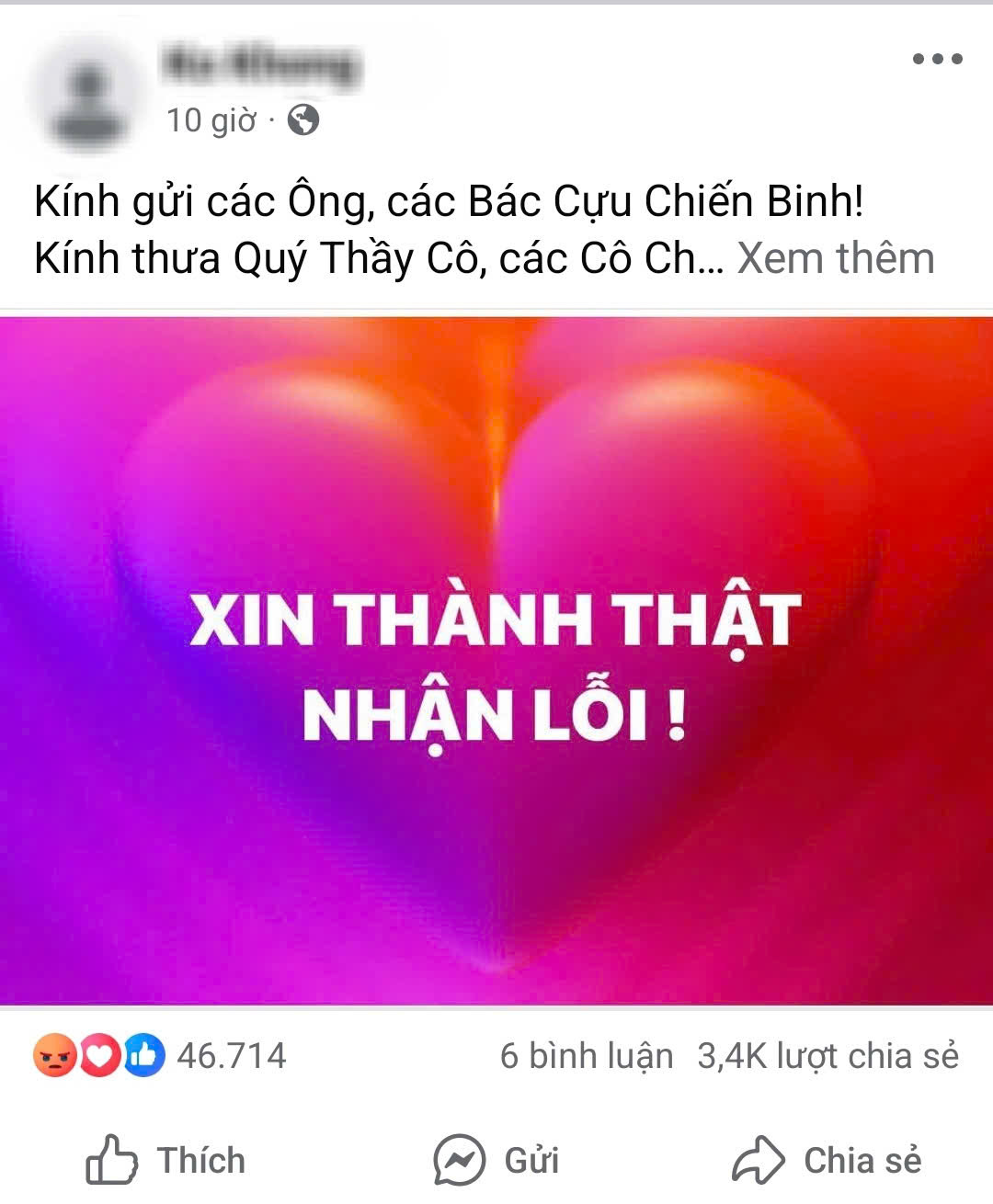 Vụ sinh viên vô lễ với cựu chiến binh: Trường Văn Lang họp khẩn; xuất hiện bài xin lỗi nghi dùng AI- Ảnh 2.