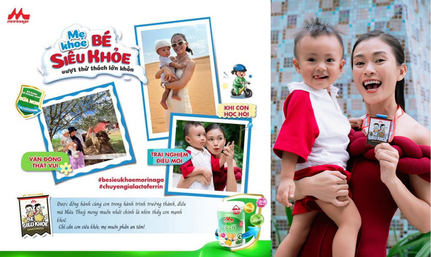 B&eacute; y&ecirc;u nh&agrave; M&acirc;u Thủy đ&atilde; nhận được huy chương si&ecirc;u khỏe từ Morinaga, c&ograve;n con của mẹ th&igrave; sao?- Ảnh 1.