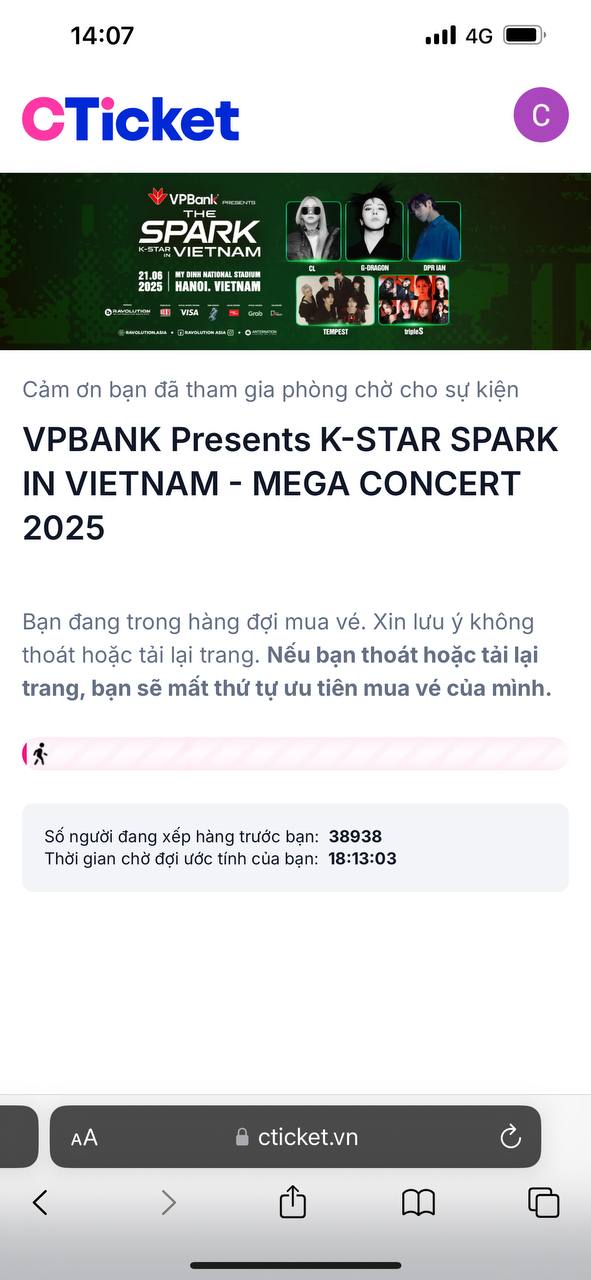 Bán vé sớm mega concert có G-Dragon: Website mở 30 giây đã sập, phải tổ chức 2 đêm mới đáp ứng đủ hàng chục nghìn người xếp hàng!- Ảnh 3. Bán vé sớm mega concert có G-Dragon: Website mở 30 giây đã sập, phải tổ chức 2 đêm mới đáp ứng đủ hàng chục nghìn người xếp hàng!- Ảnh 3.
