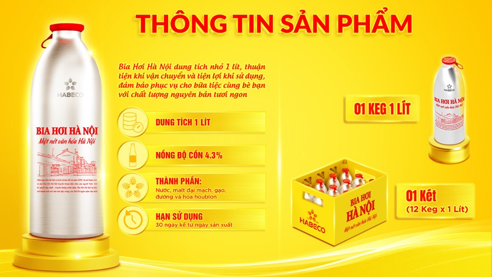 Bia Hơi Hà Nội ra mắt sản phẩm mới – KEG 1L: khẳng định vị thế Thương Hiệu Quốc Gia- Ảnh 3.