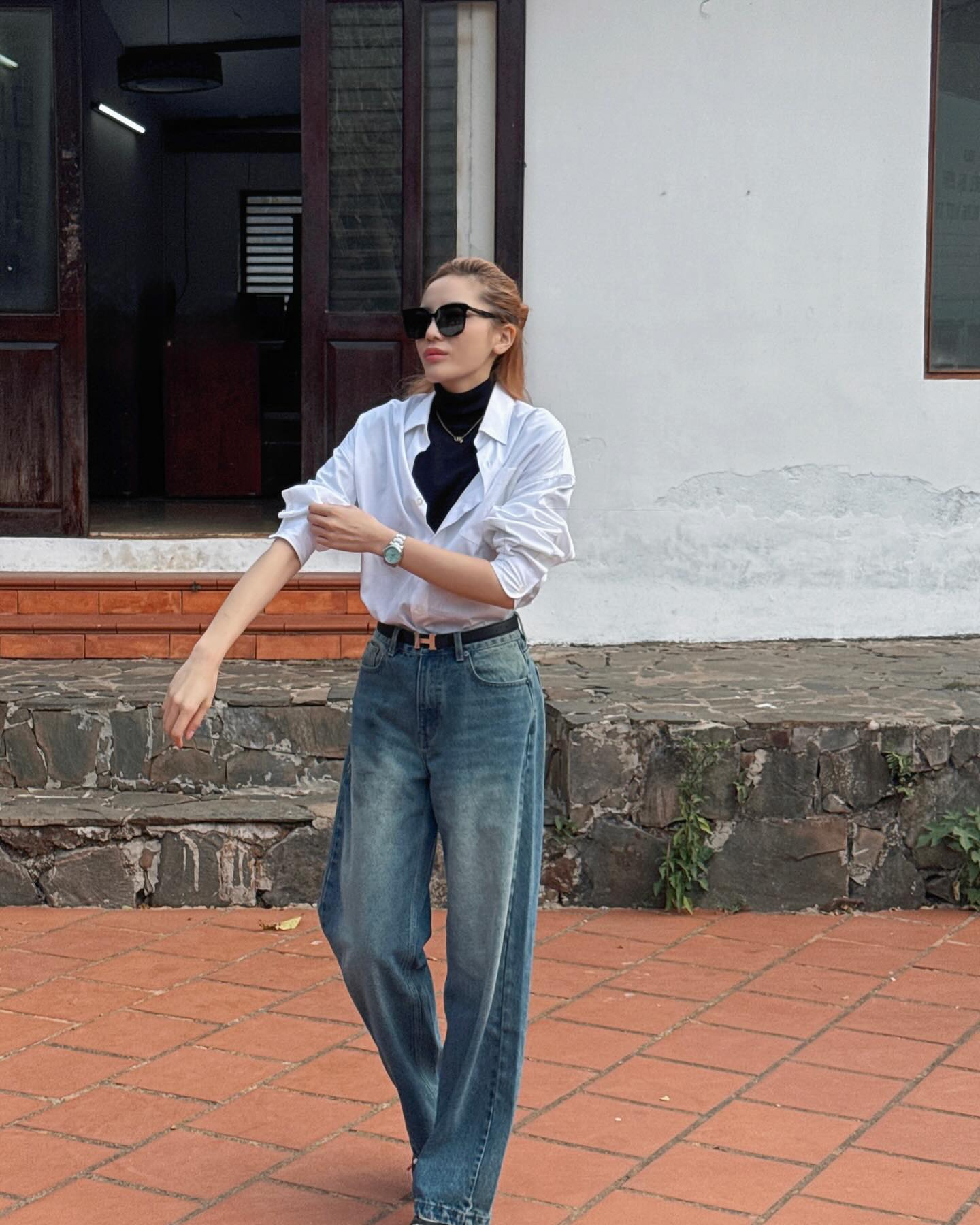 3 mỹ nhân mặc quần jeans đẹp nhất hiện tại: Phối đồ xuất sắc đến từng bộ, mọi nàng đều nên tham khảo- Ảnh 5.