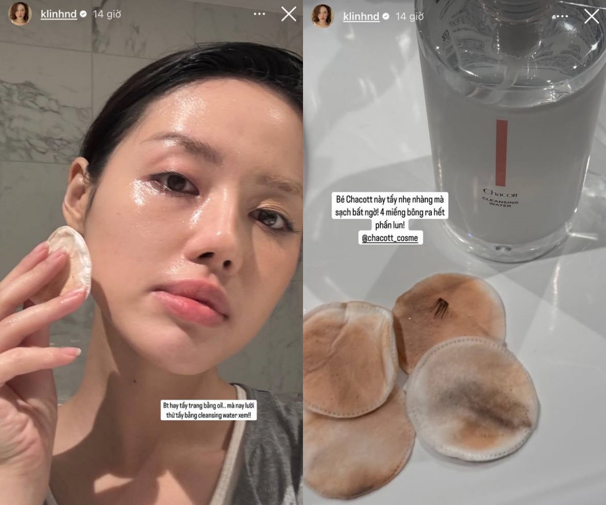 "Cô em trendy" Khánh Linh dưỡng da chỉ 3 bước, bất ngờ ở món đồ dịu nhẹ mà hiệu quả không ngờ- Ảnh 2.
