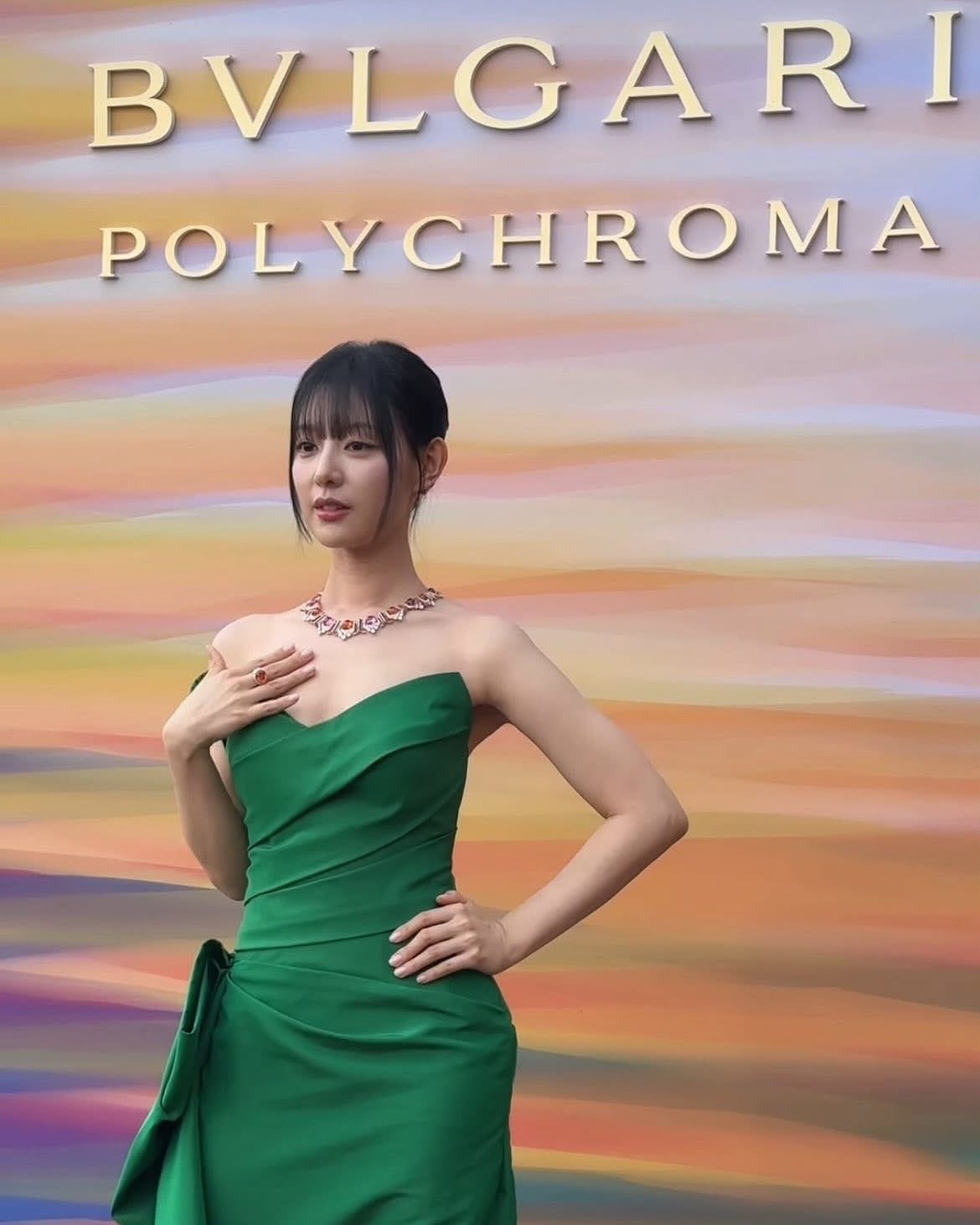 Kim Ji Won khẳng định “đẳng cấp visual” tại event BVLGARI, không ống kính hay mỹ nhân nào có thể dìm nổi- Ảnh 1.