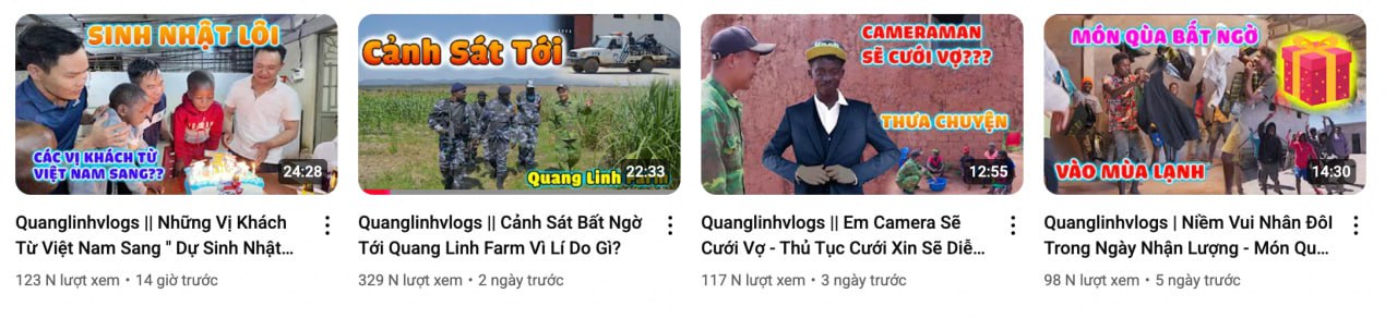 Cảnh sát Angola bất ngờ kiểm tra trang trại của Quang Linh Vlogs- Ảnh 1.