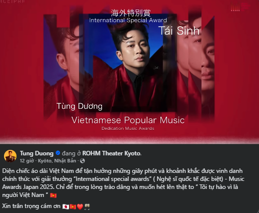 Nam ca sĩ Vbiz hát vang Một Vòng Việt Nam ở Nhật Bản, giành giải đặc biệt với siêu hit Top 1 Trending- Ảnh 8.