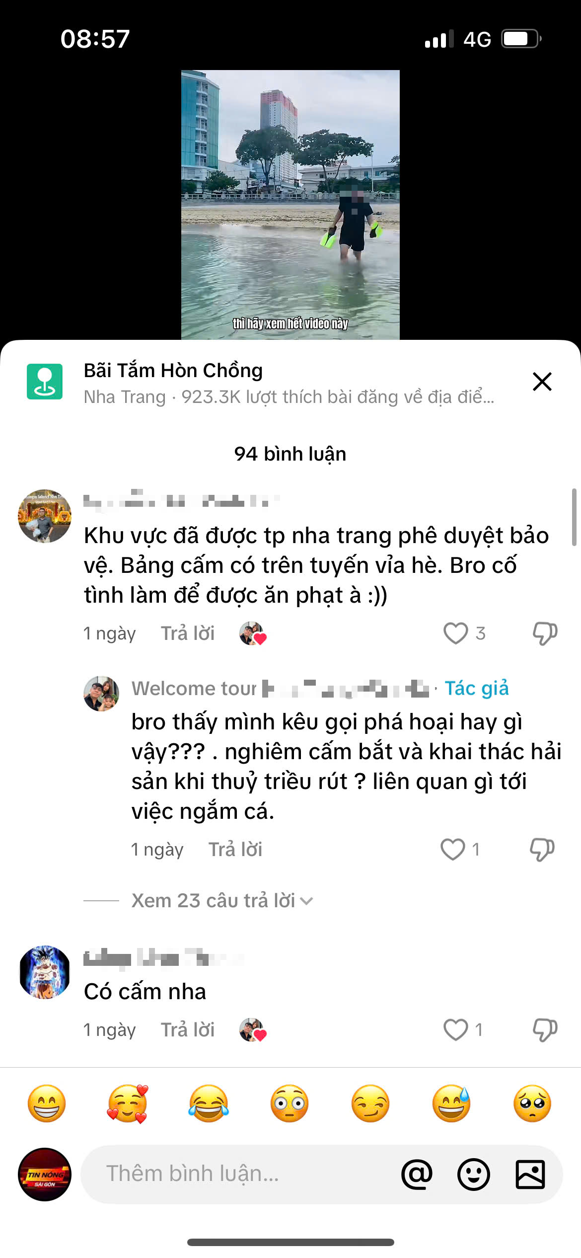 Ban Quản lý Vịnh Nha Trang nói gì về clip lặn ngắm cá ở Hòn Chồng gây tranh cãi?- Ảnh 1.