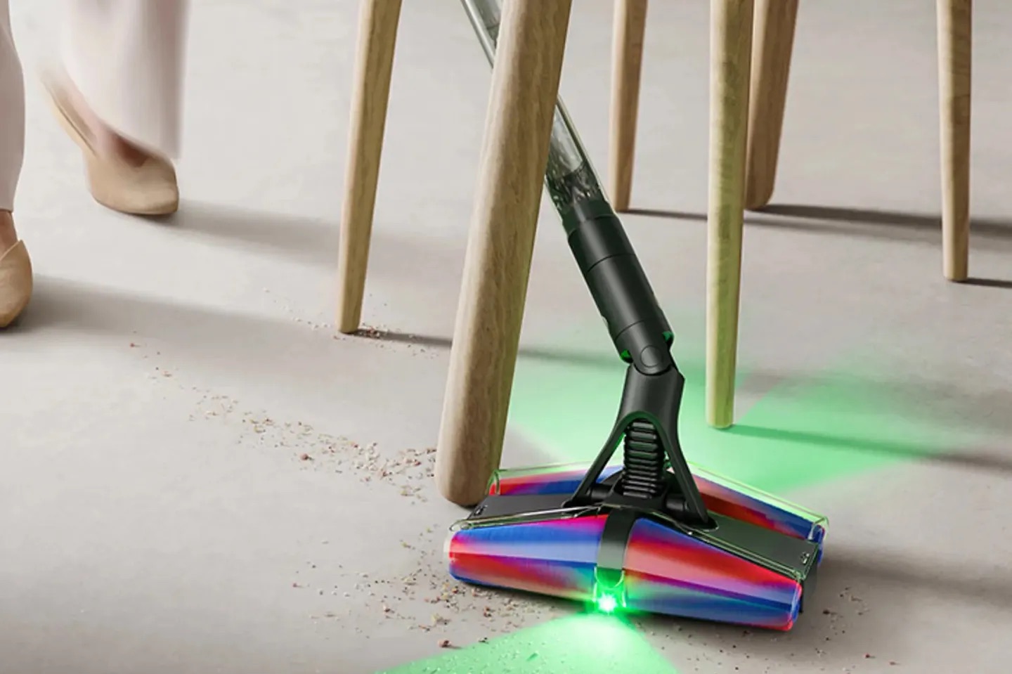 Dyson trình làng PencilVac: Máy hút bụi mỏng như chổi, nhẹ tênh mà thông minh- Ảnh 1.
