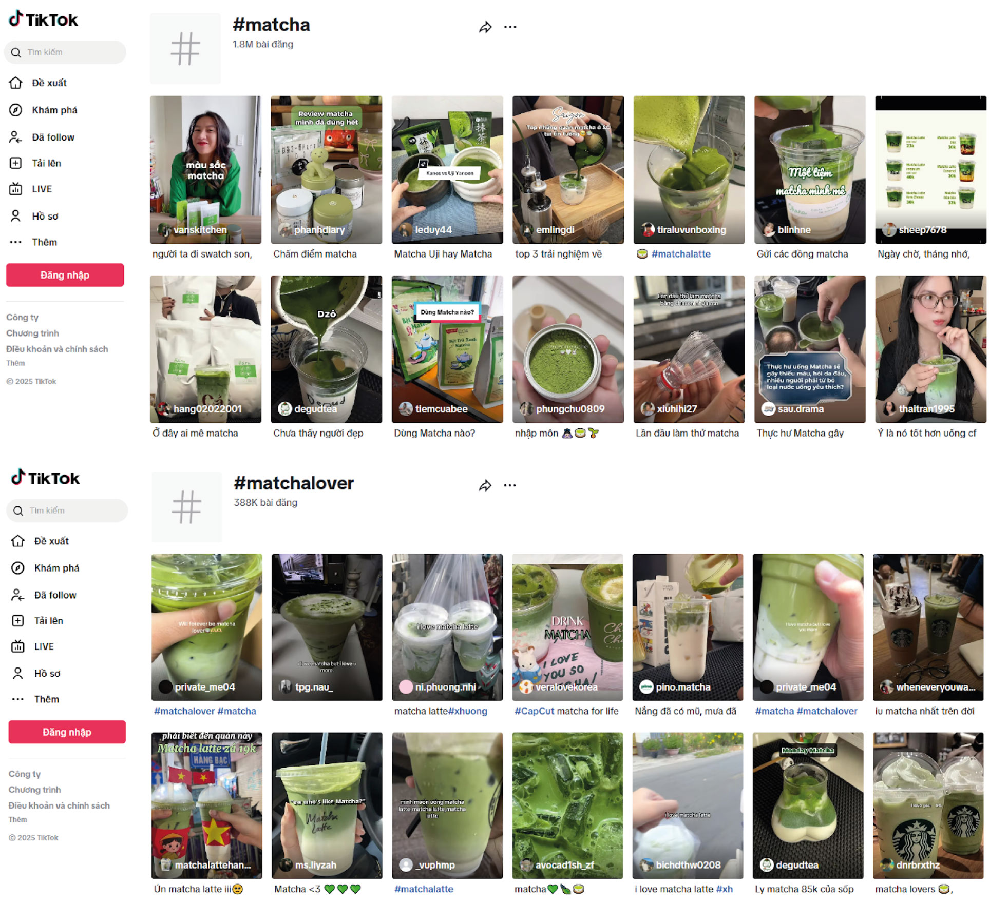 Xu hướng matcha càn quét mạng xã hội 2025 như thế nào?- Ảnh 2. Xu hướng matcha càn quét mạng xã hội 2025 như thế nào?- Ảnh 2.