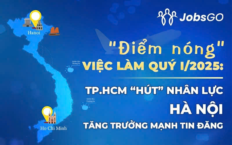 Bản đồ việc làm Việt Nam Quý I/2025: Những gam màu khác nhau ở các tỉnh thành- Ảnh 1.