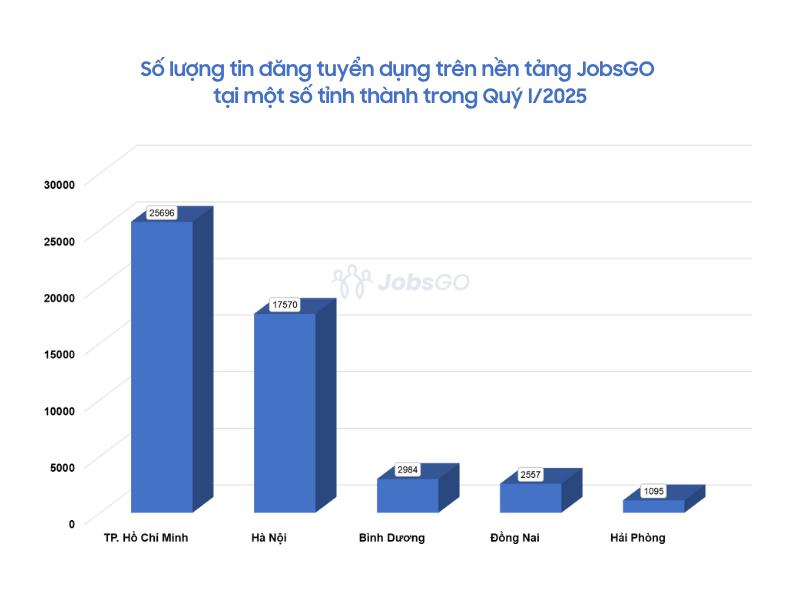 Bản đồ việc làm Việt Nam Quý I/2025: Những gam màu khác nhau ở các tỉnh thành- Ảnh 2.