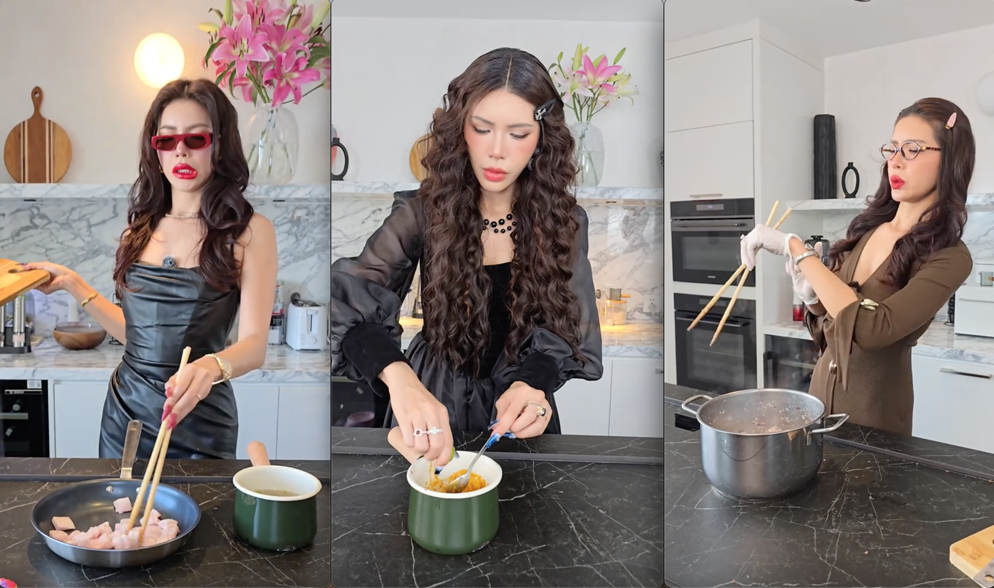 Hai Hoa hậu lấy chồng xong khiến cả TikTok bị 