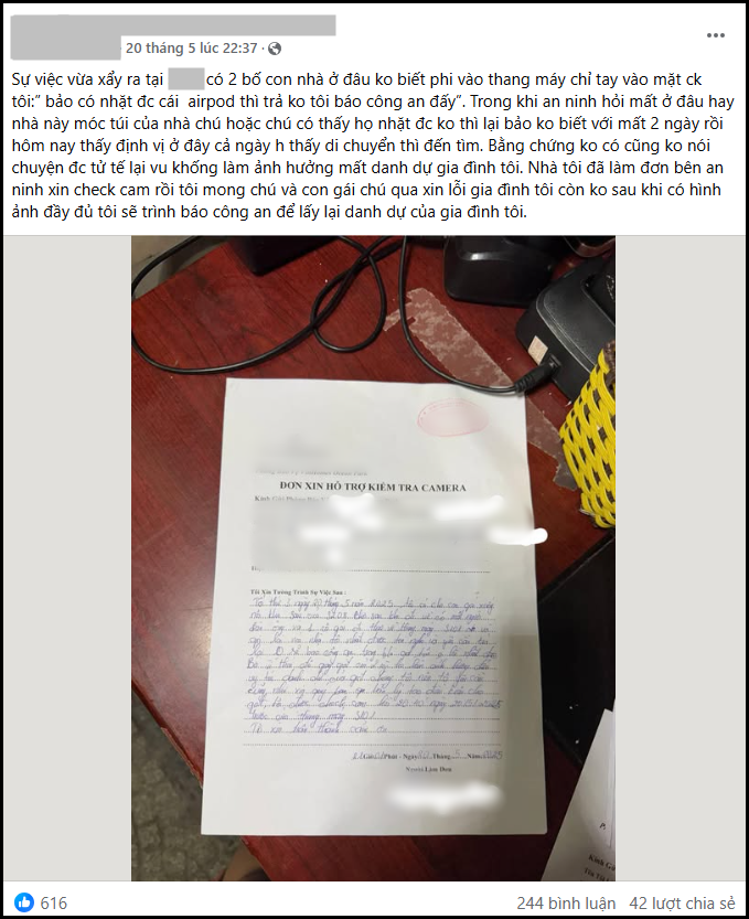 Toàn cảnh vụ chặn thang máy đòi tai nghe của Gia đình PTTC: Tai nghe không phải là thứ duy nhất bị mất- Ảnh 3. Toàn cảnh vụ chặn thang máy đòi tai nghe của Gia đình PTTC: Tai nghe không phải là thứ duy nhất bị mất- Ảnh 3.