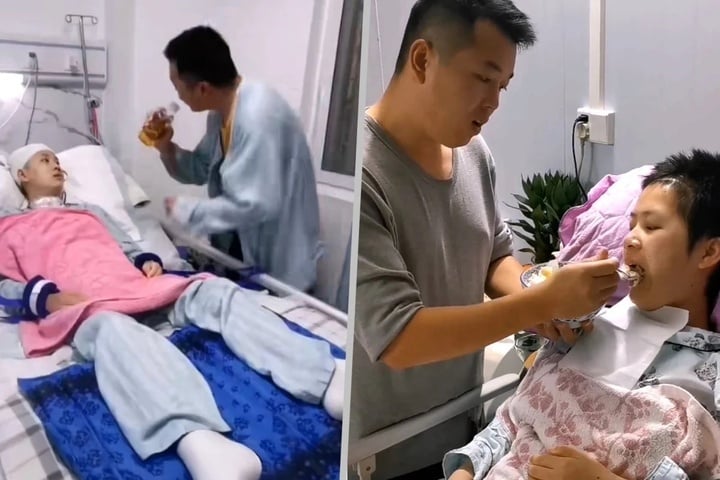 Vợ u não sống thực vật, chồng hát, nhảy mỗi ngày để đánh thức và phép màu xảy ra- Ảnh 2.