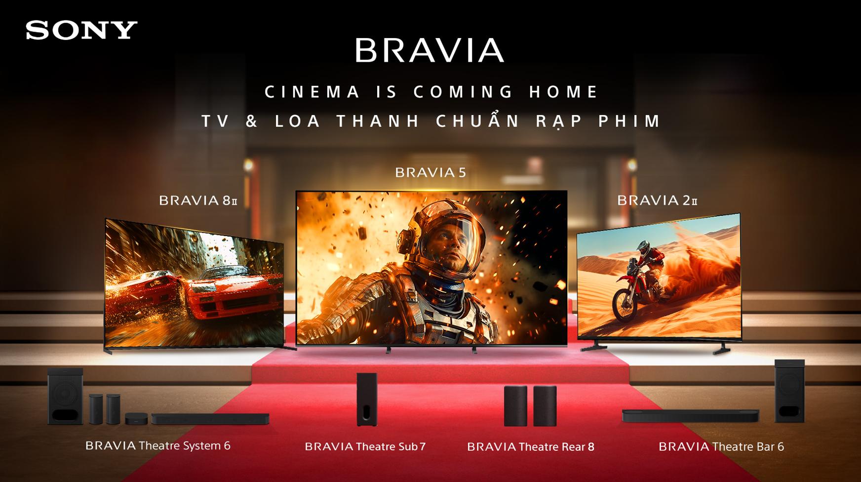 Sony ra mắt dòng TV BRAVIA và loa BRAVIA Theatre 2025 mang đến trải nghiệm chuẩn rạp phim- Ảnh 1.