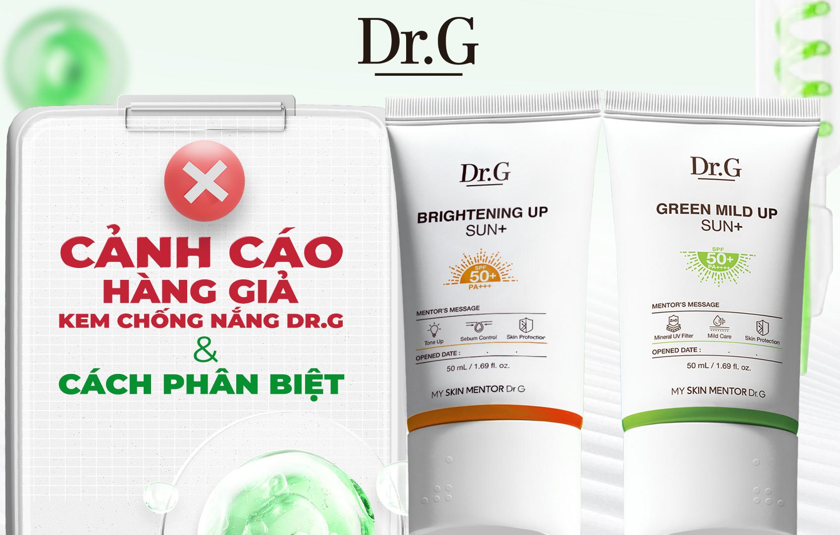 Đừng để kem chống nắng giả hủy hoại làn da: 5 cách nhận diện kem chống nắng Dr.G thật - giả- Ảnh 1.