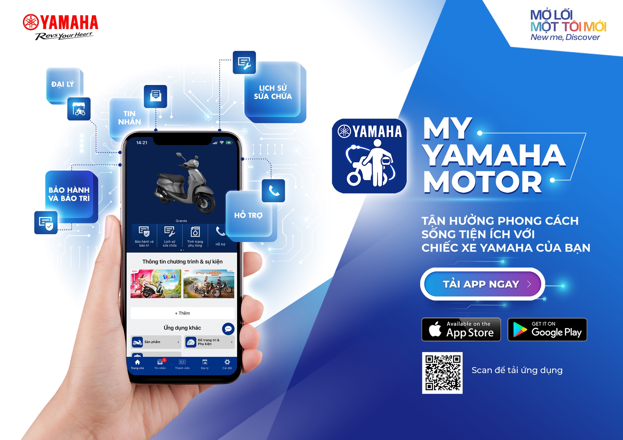 My Yamaha Motor App - Cập nhật xu hướng chăm sóc xe máy cùng Gen Z- Ảnh 3.