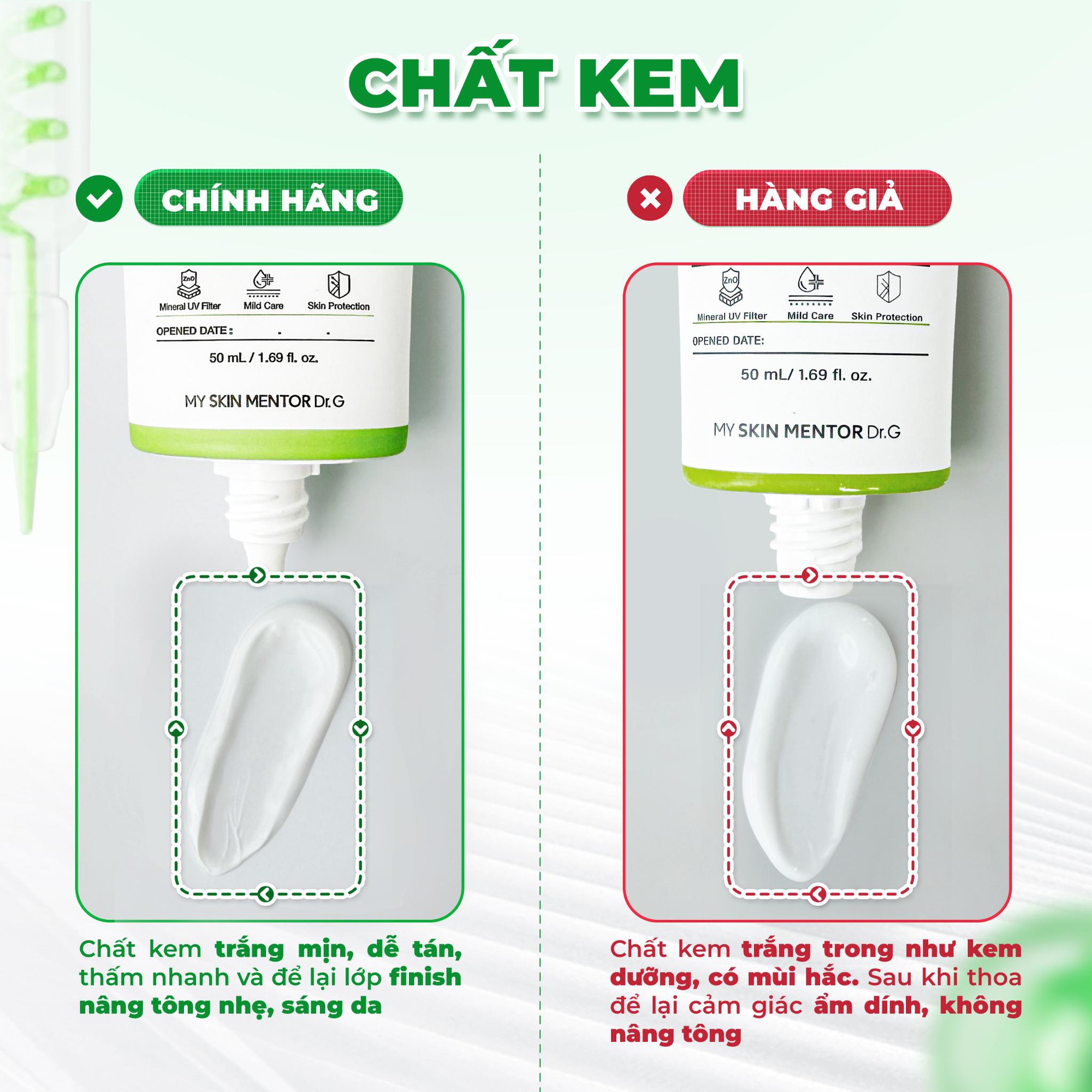 Đừng để kem chống nắng giả hủy hoại làn da: 5 cách nhận diện kem chống nắng Dr.G thật - giả- Ảnh 5.