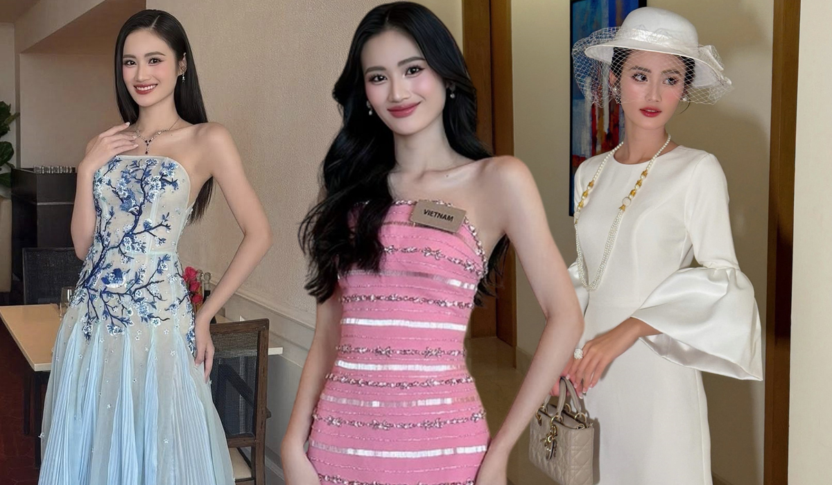 Chấm bao nhiêu điểm cho style của Ý Nhi khi chinh chiến Miss World?- Ảnh 1.