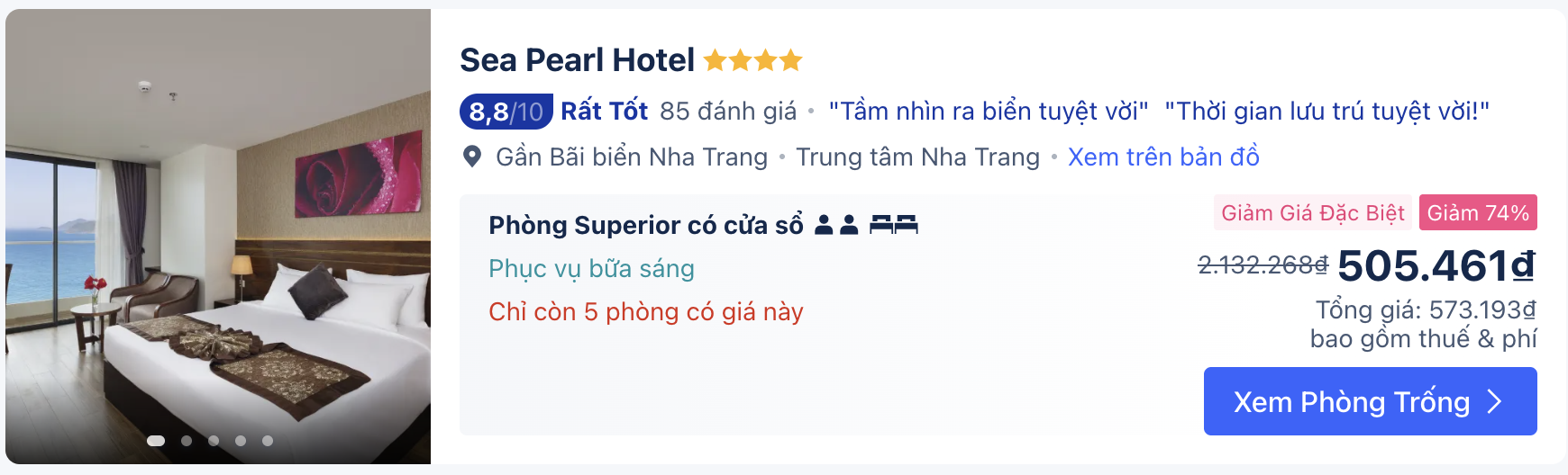 Giá phòng khách sạn Nha Trang giảm sâu 81% cho 1 đêm, du khách còn sốc hơn khi hạng luxury có giá tiền này- Ảnh 1.