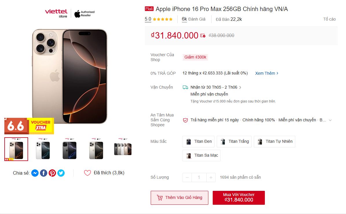 Loạt iPhone đang giảm giá đậm trên Shopee, giá rẻ giật mình, thấp hơn mua tại đại lý- Ảnh 3. Loạt iPhone đang giảm giá đậm trên Shopee, giá rẻ giật mình, thấp hơn mua tại đại lý- Ảnh 3.