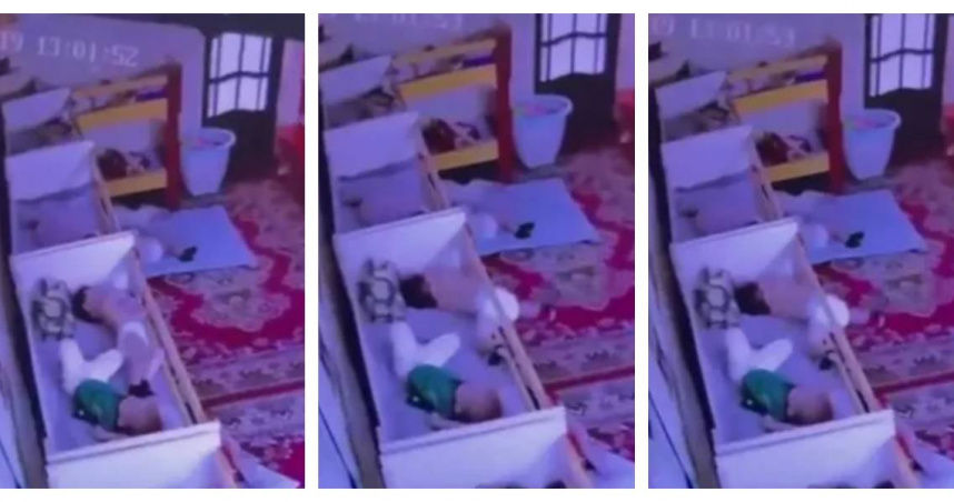 Camera trường mẫu giáo ghi lại cảnh ngủ trưa kinh hoàng: Bé trai 2 tuổi giãy giụa rồi tử vong sau 30 phút, cha mẹ đặc biệt cần lưu ý điều này- Ảnh 1.