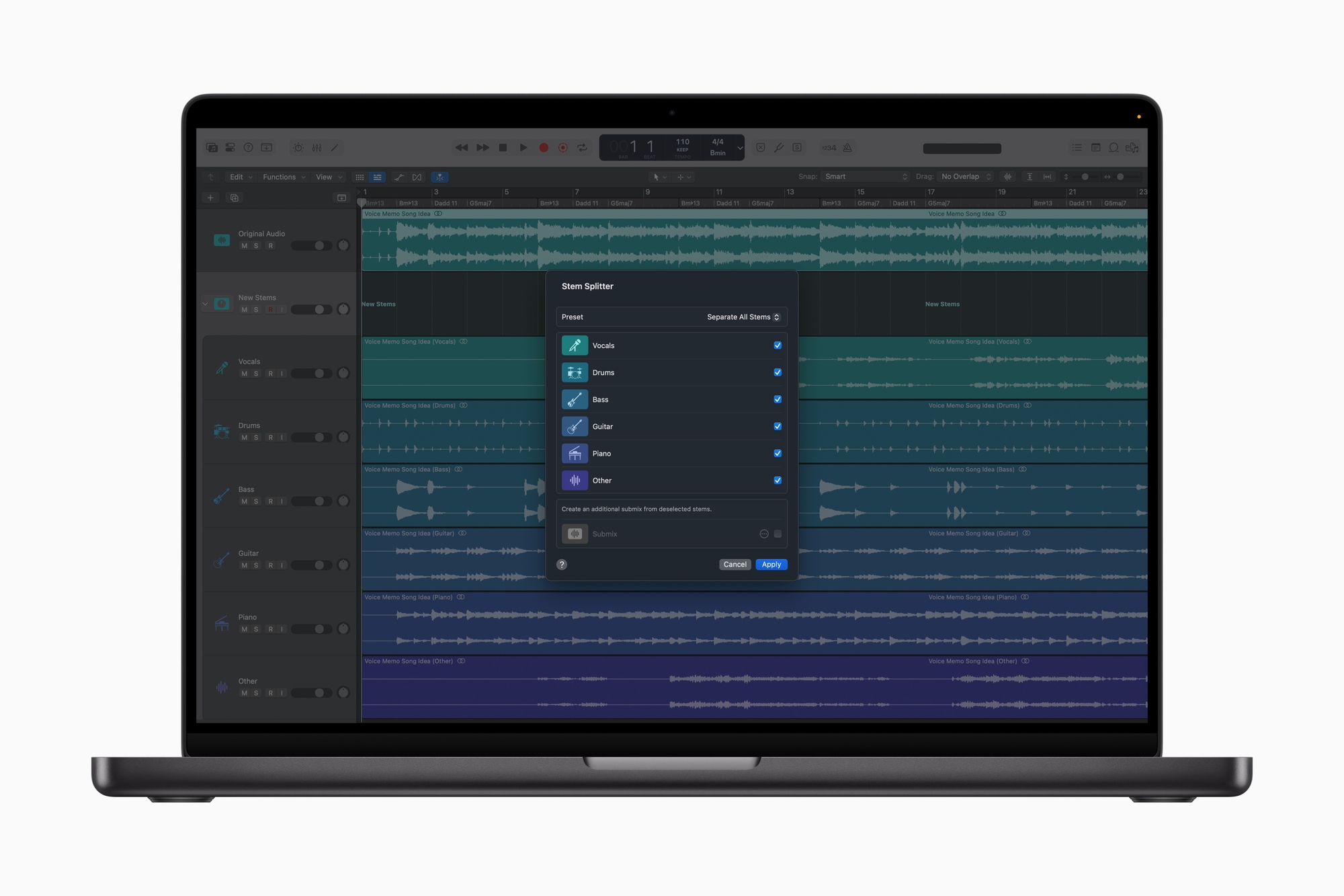 Logic Pro nâng cấp loạt tính năng mạnh mẽ, làm beat bây giờ dễ như chơi!- Ảnh 1. Logic Pro nâng cấp loạt tính năng mạnh mẽ, làm beat bây giờ dễ như chơi!- Ảnh 1.
