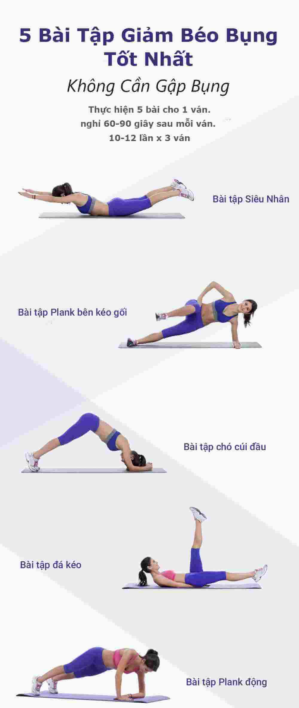 5 bài tập thay thế gập bụng, cứ tập là eo nhỏ bụng phẳng- Ảnh 1.