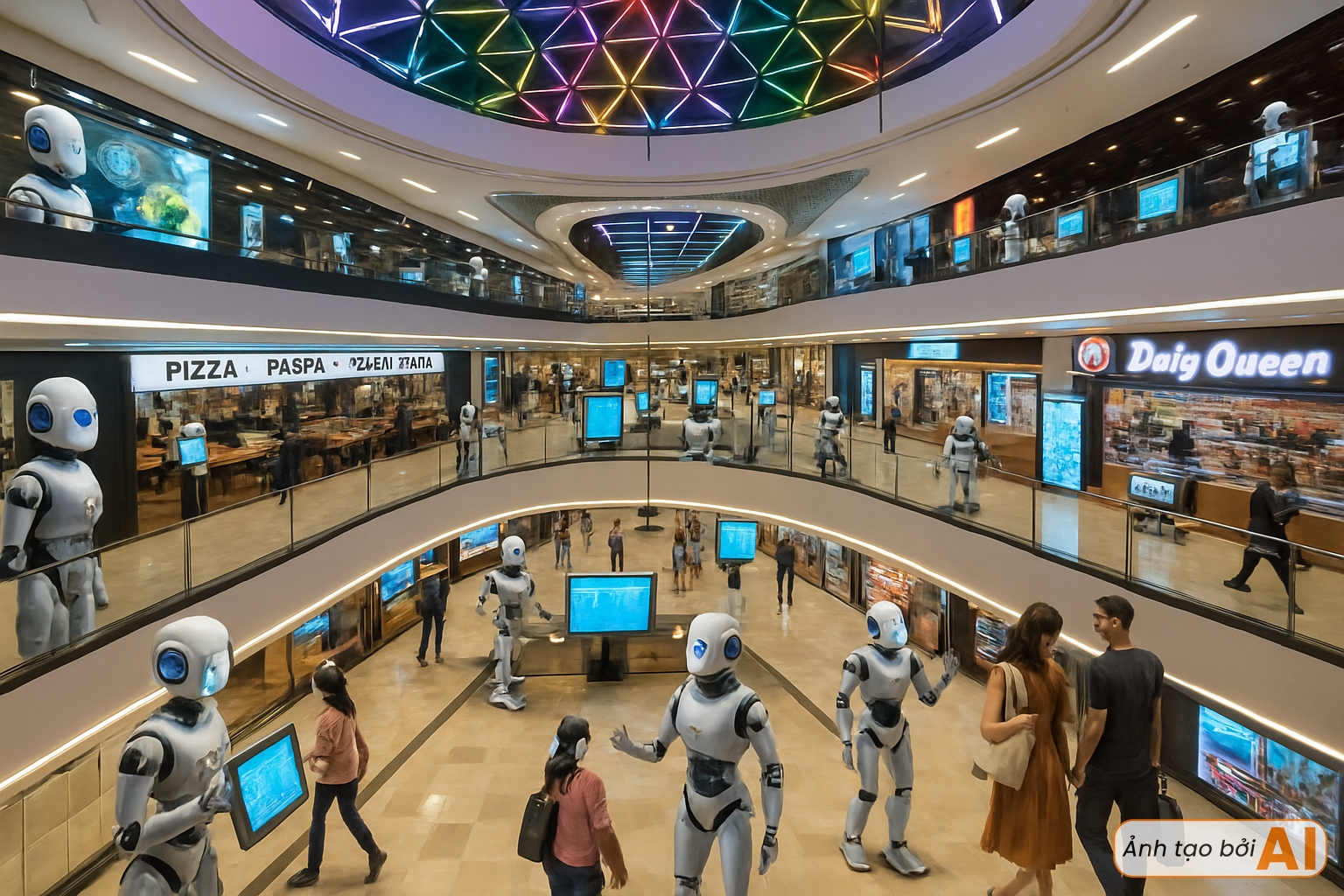 Bên trong Vạn Hạnh Mall 20 năm tới - thời "AI, robot trỗi dậy": Bất ngờ với hệ thống lưới bảo vệ- Ảnh 4.