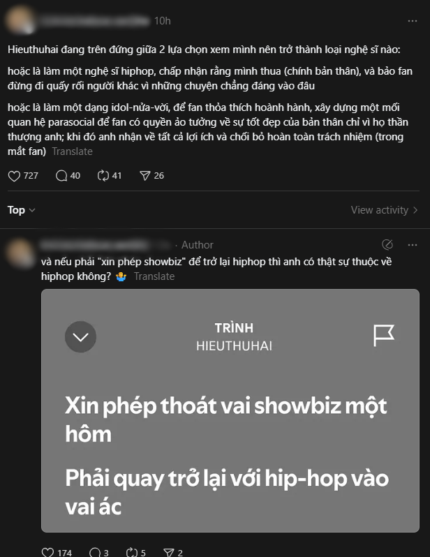 Tranh cãi xoay quanh bài rap top 1 trending khiến HIEUTHUHAI bị chỉ trích- Ảnh 3.