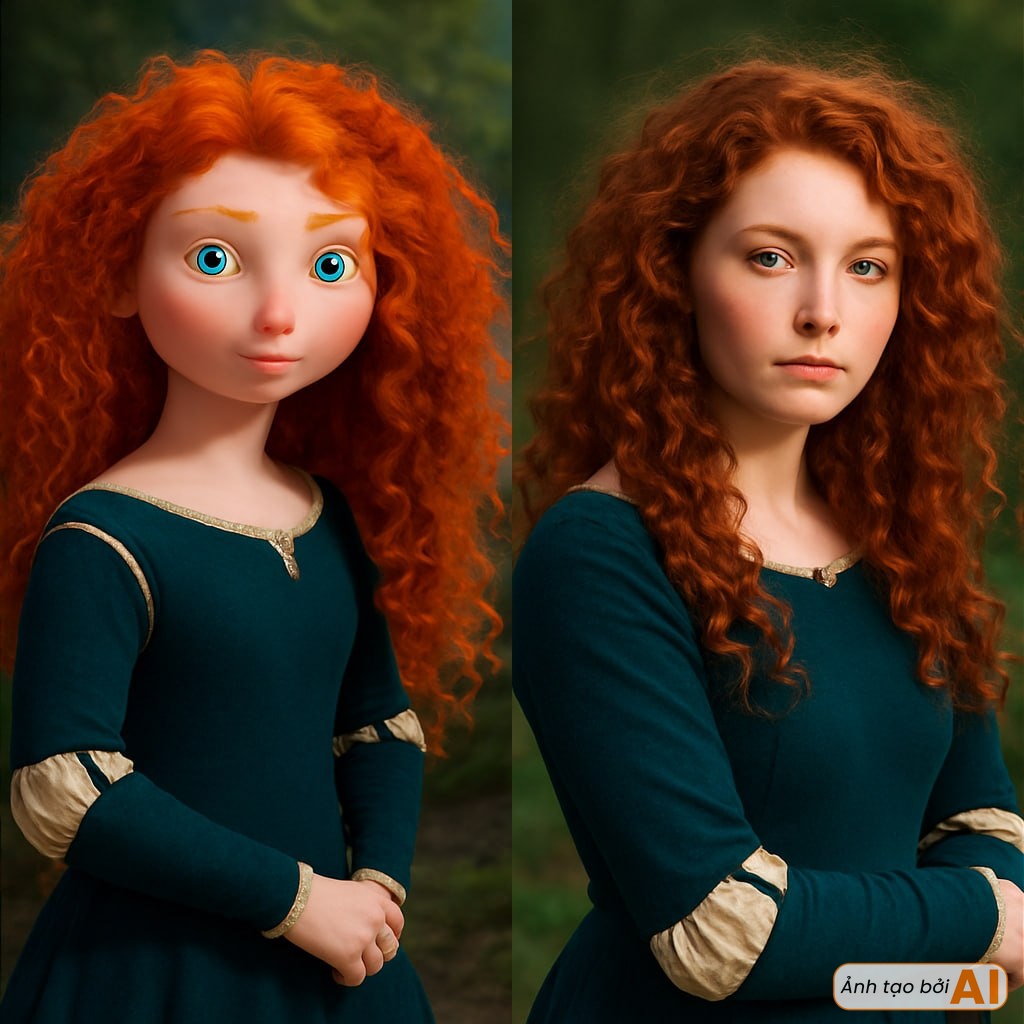 Dàn nhân vật hoạt hình Pixar hoá người thật: 1 nàng công chúa gây sốc vì xinh đẹp hơn cả bản gốc- Ảnh 1. Dàn nhân vật hoạt hình Pixar hoá người thật: 1 nàng công chúa gây sốc vì xinh đẹp hơn cả bản gốc- Ảnh 1.
