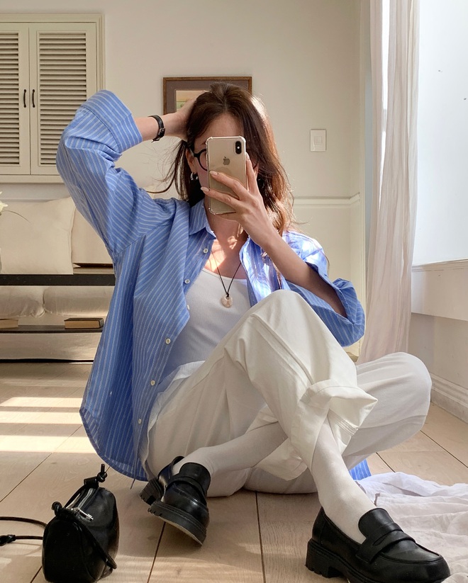5 mẫu áo sơ mi thịnh hành nhất hiện tại: Có thể phối đồ đơn giản vẫn sành điệu xuất sắc- Ảnh 5.