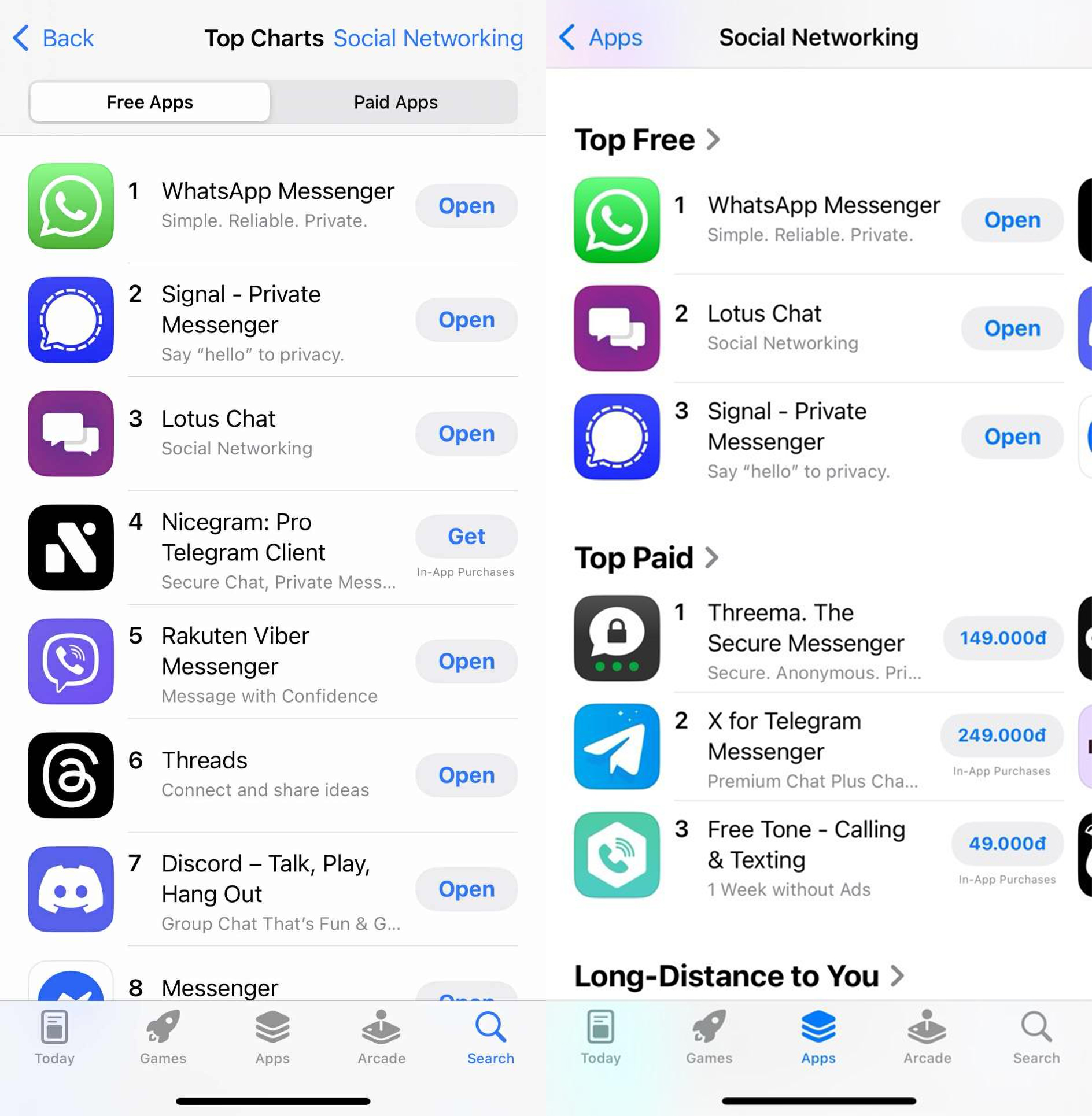 Lotus Chat tiếp tục leo thẳng top 2 app chat được tải nhiều nhất tại Việt Nam- Ảnh 1.