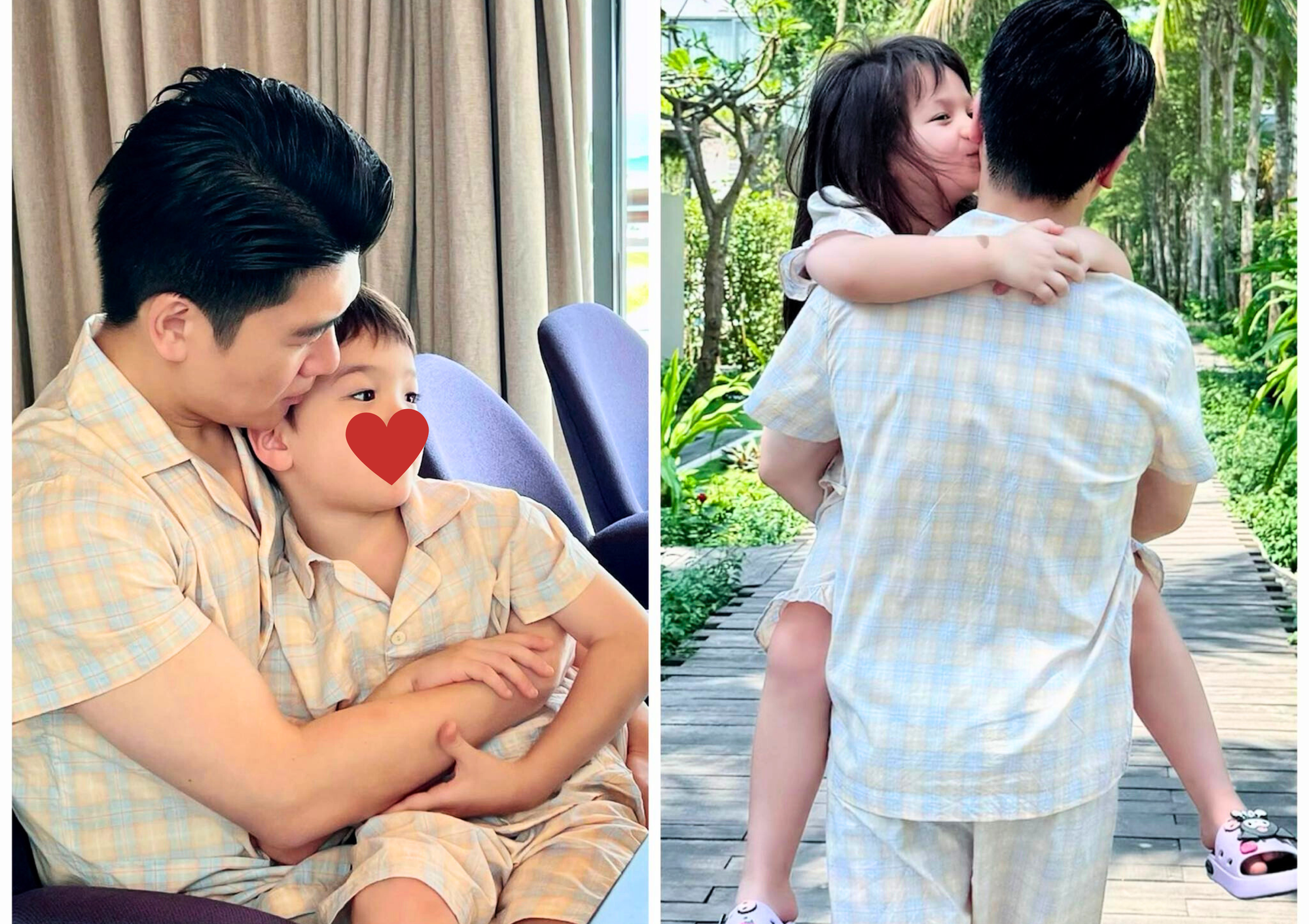 "Bố đơn thân nghìn tỷ" - cậu cả nhà bầu Hiển khoe ảnh chăm con cực khéo- Ảnh 2.