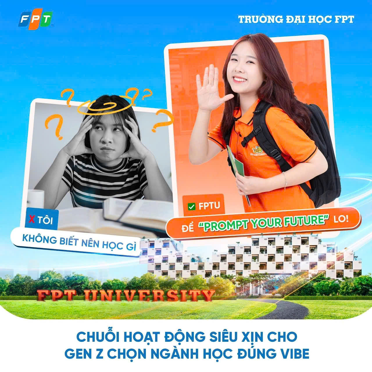 FPTU ra mắt chuỗi hoạt động cực chất “Prompt your Future”: Gen Z không học để thi, học để prompt tương lai của chính mình- Ảnh 1.