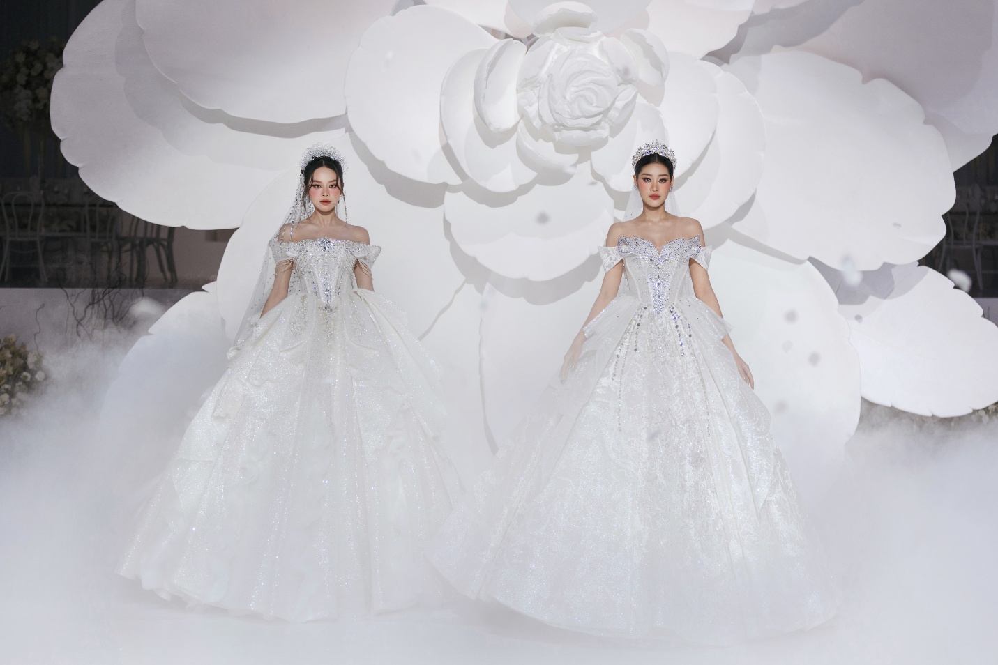 Omni Bridal ra mắt BST Amour Sans Fin với các “nàng thơ” nhan sắc ngọc ngà kiêu sa Thanh Thủy, Khánh Vân, Như Vân- Ảnh 4.