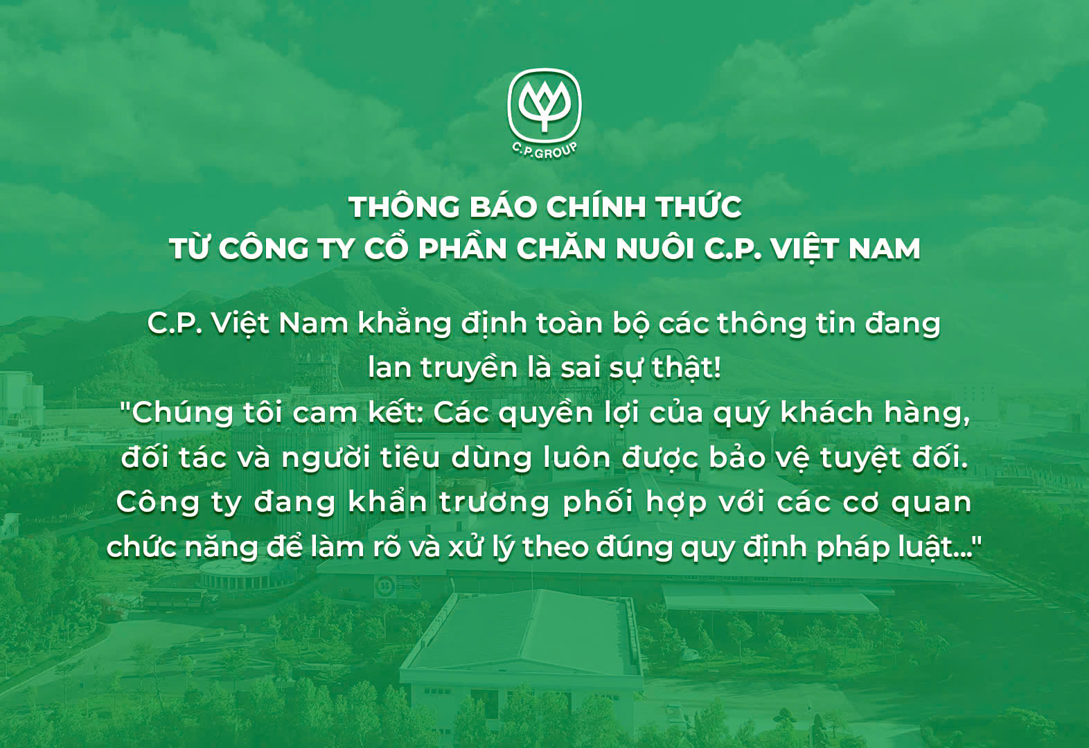 Công ty C.P. Việt Nam chính thức thông báo- Ảnh 2.
