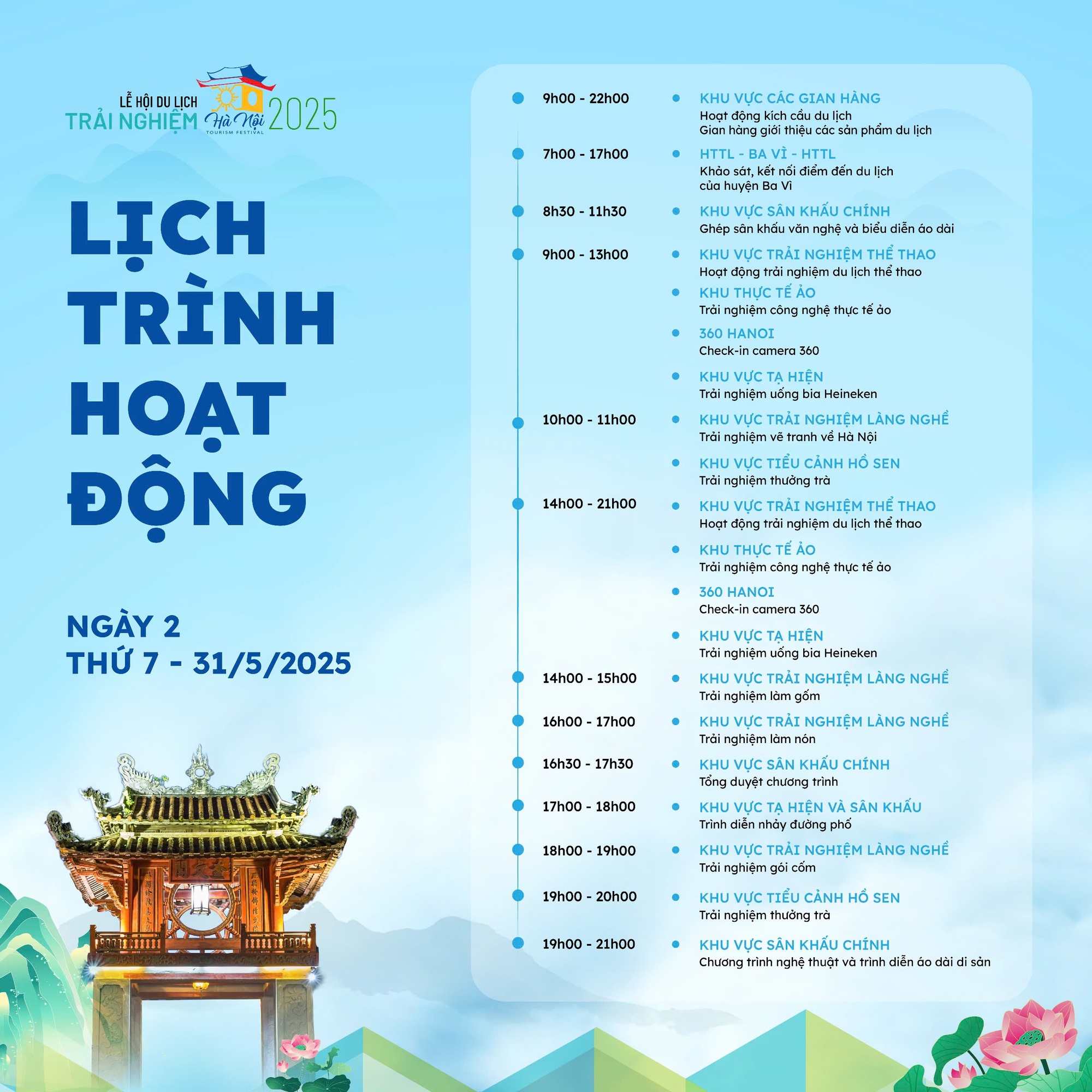 Chương trình Lễ hội Du lịch Hà Nội năm 2025- Ảnh 3.