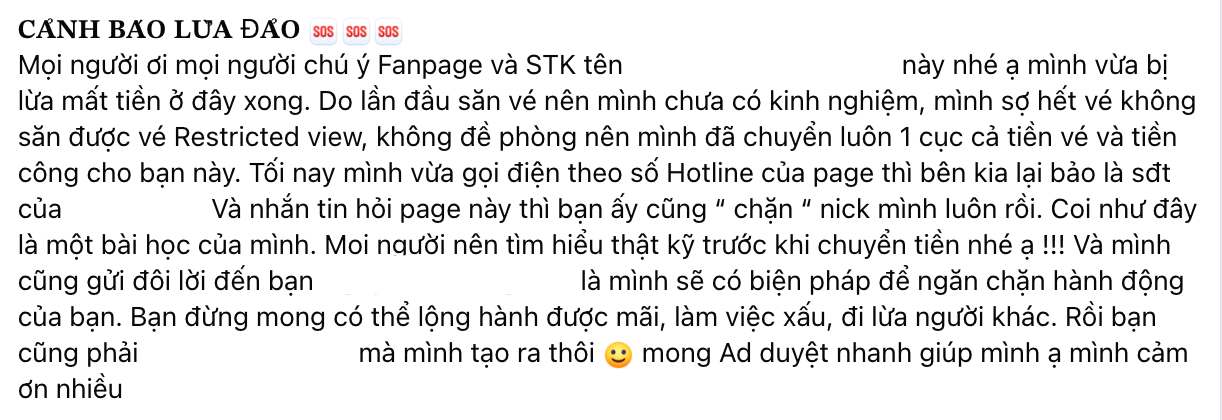 Vé concert BLACKPINK bị đội giá gấp 10 lần, cảnh báo lừa đảo tràn lan nhưng vẫn có người dính bẫy- Ảnh 8.
