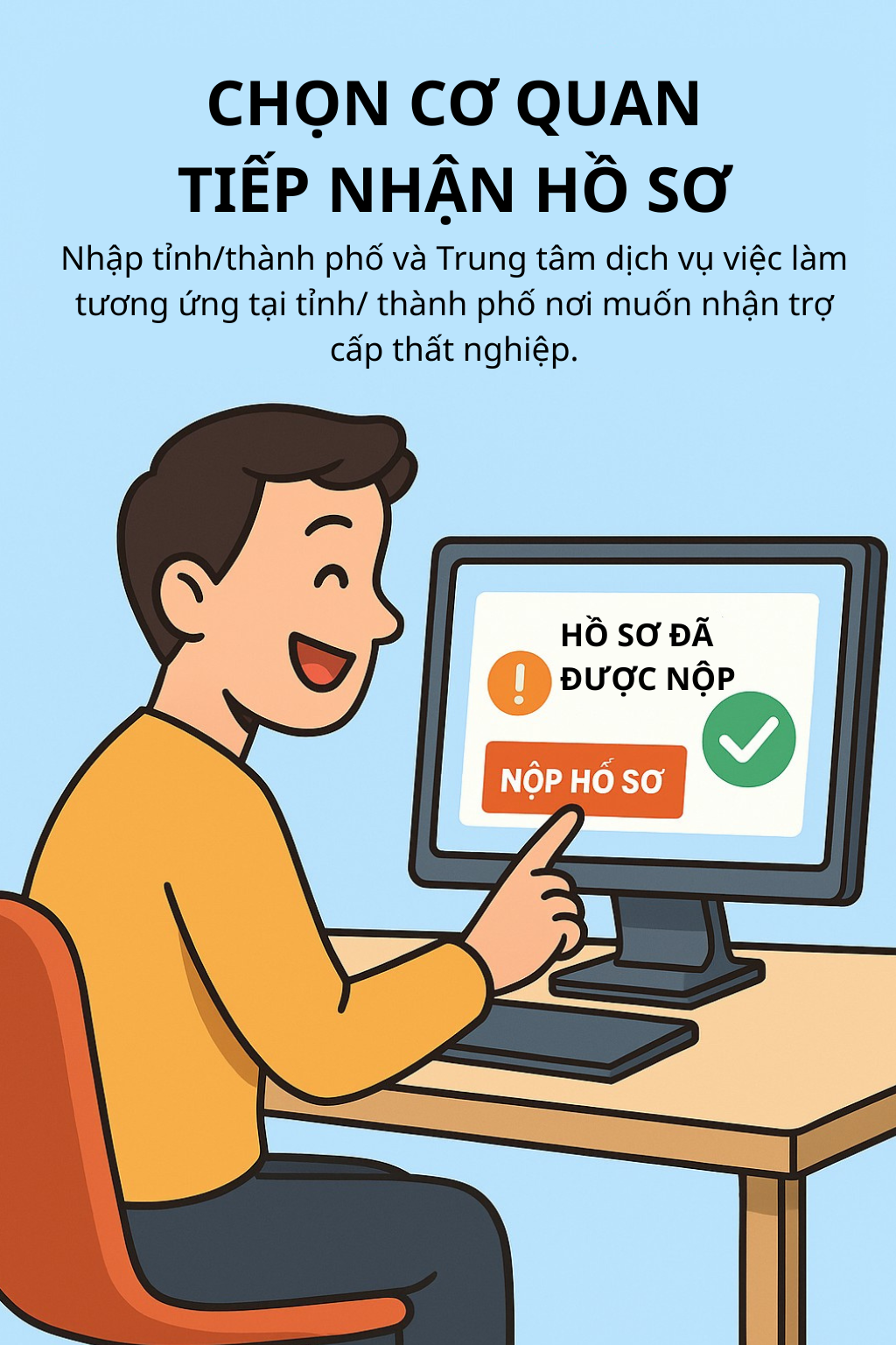 Infographic: Chi tiết các bước nộp hồ sơ trợ cấp thất nghiệp online, ai cũng nên biết tránh mất thời gian- Ảnh 6.