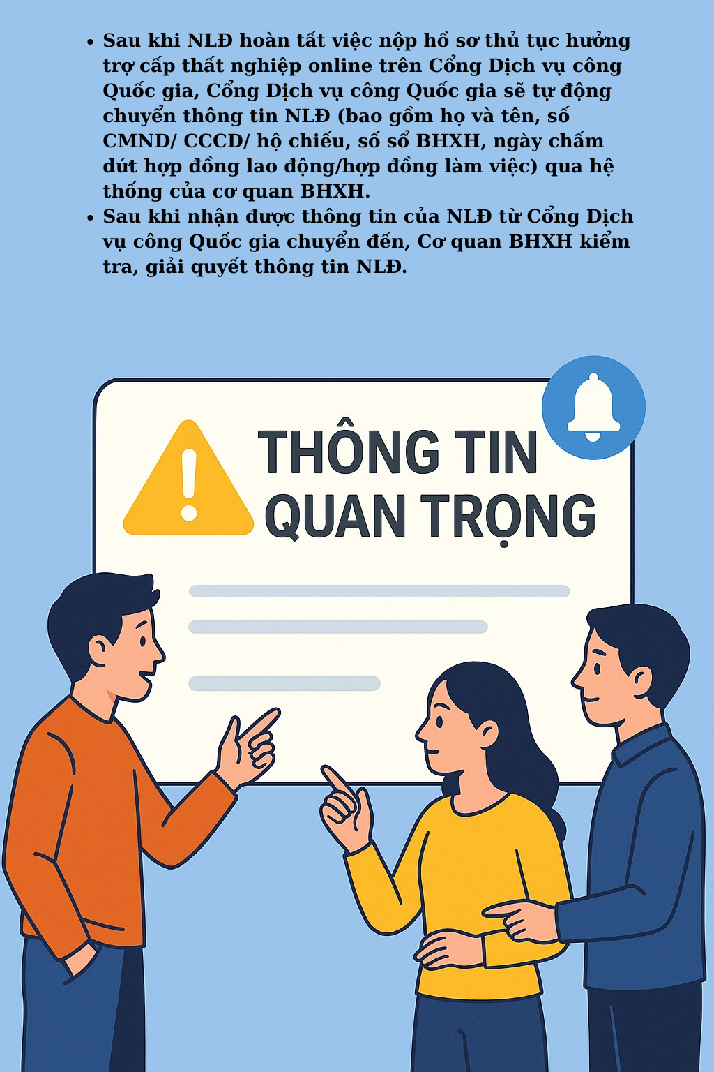 Infographic: Chi tiết các bước nộp hồ sơ trợ cấp thất nghiệp online, ai cũng nên biết tránh mất thời gian- Ảnh 7.