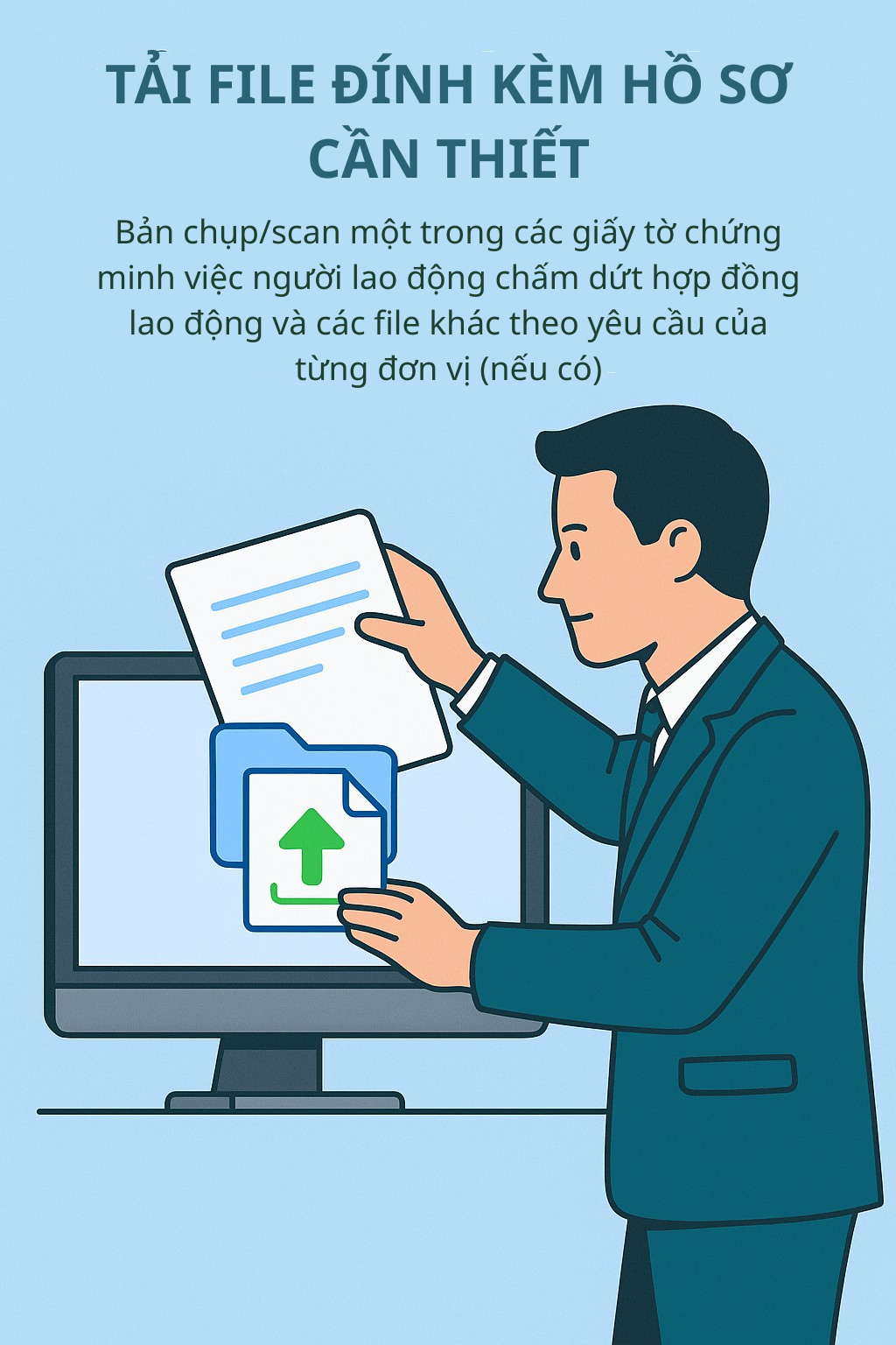 Infographic: Chi tiết các bước nộp hồ sơ trợ cấp thất nghiệp online, ai cũng nên biết tránh mất thời gian- Ảnh 5.