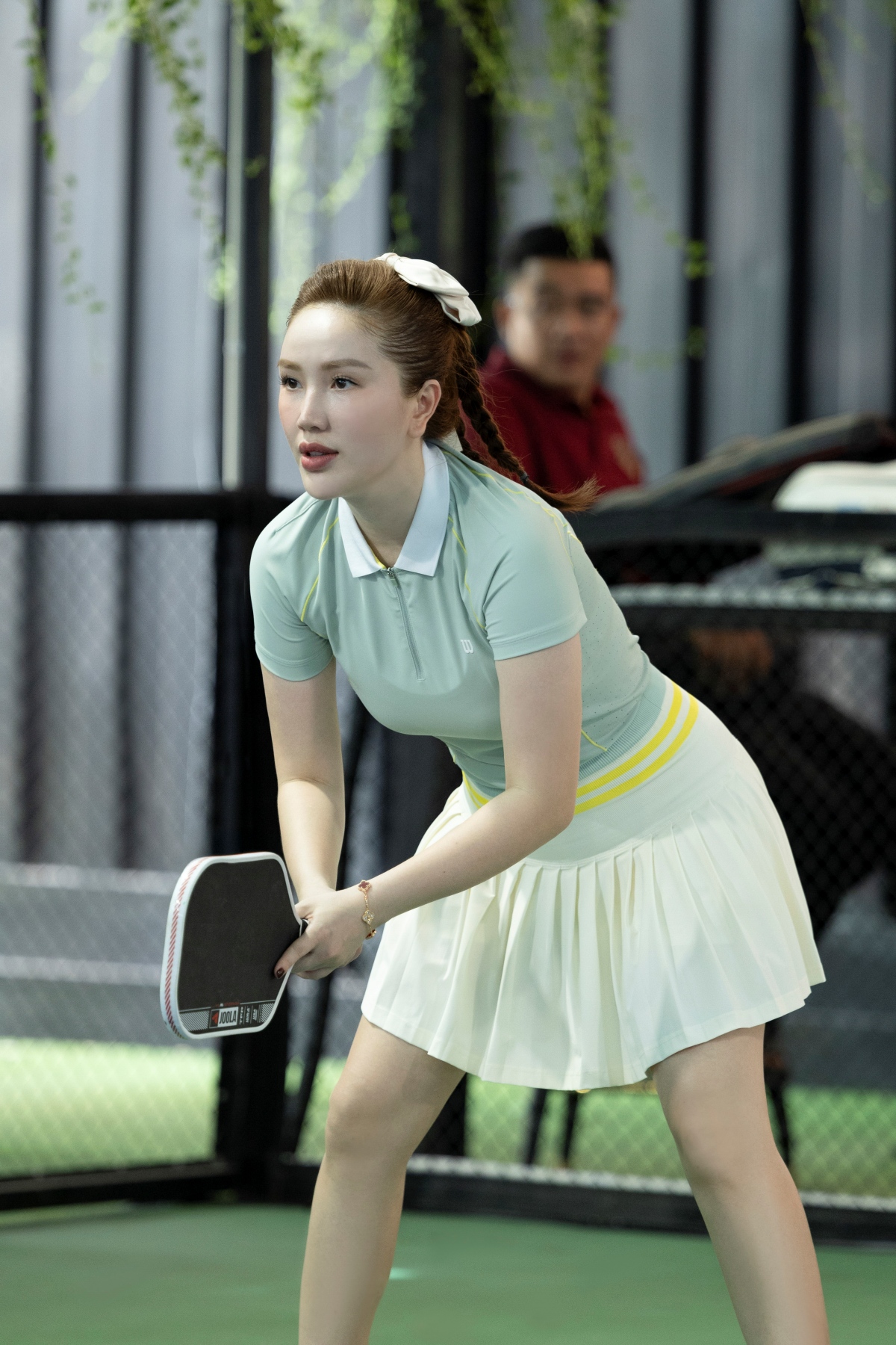 Bảo Thy đẹp trắng sáng trên sân pickleball, gây bất ngờ với thành tích ấn tượng dù mới chơi 1 tháng- Ảnh 4.
