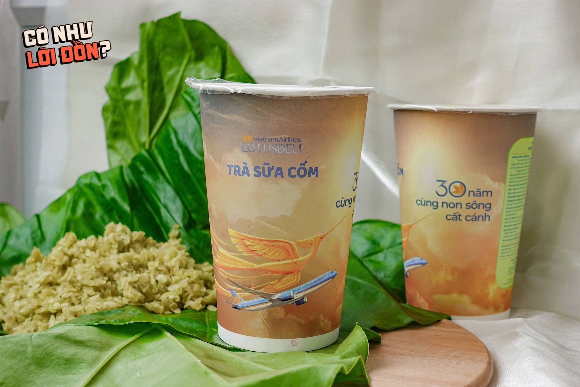 Cận cảnh cốc trà sữa cốm 50k của Vietnam Airlines: Bao bì đẹp nhưng topping bên trong mới là điều đáng chú ý- Ảnh 5.