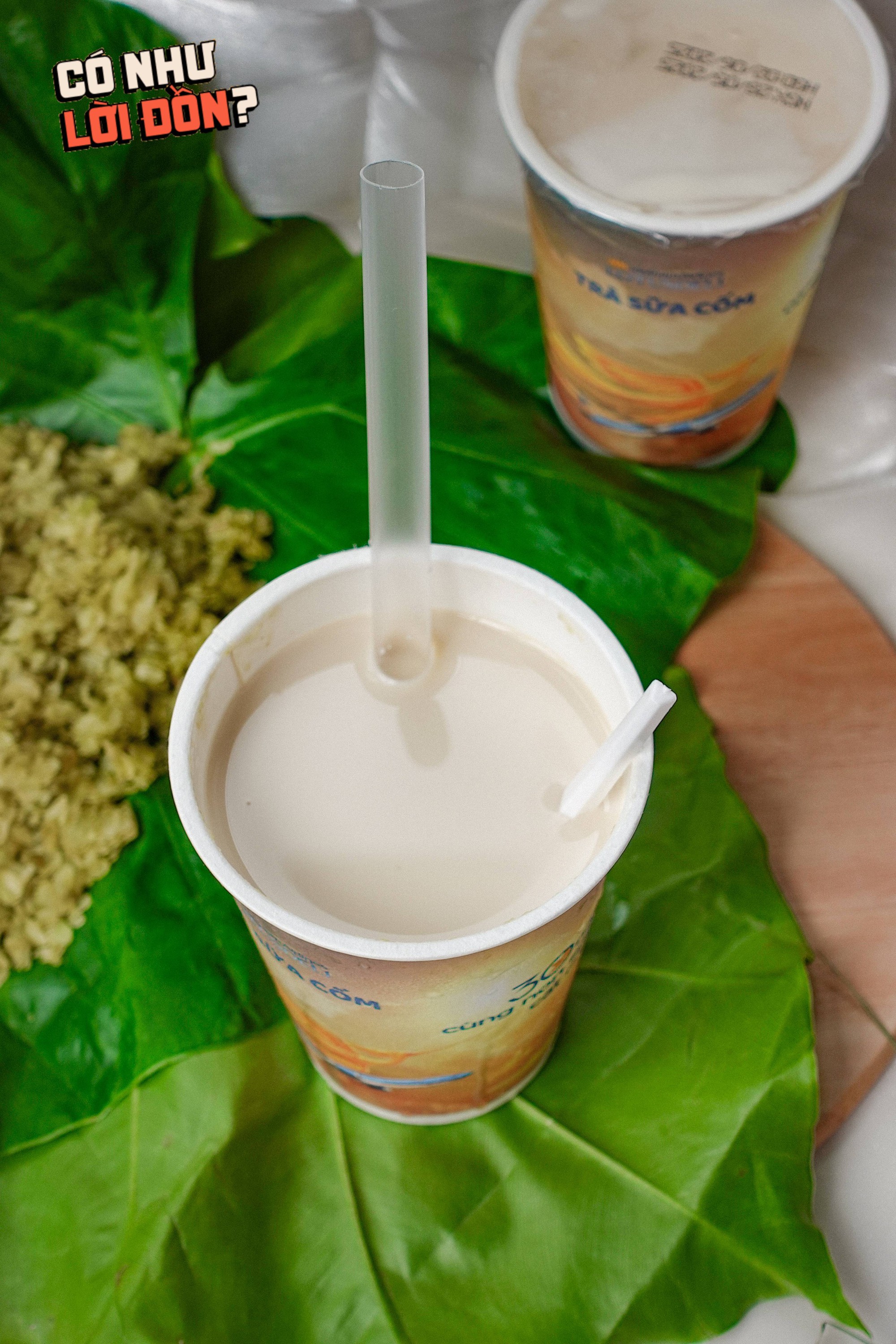 Cận cảnh cốc trà sữa cốm 50k của Vietnam Airlines: Bao bì đẹp nhưng topping bên trong mới là điều đáng chú ý- Ảnh 6.
