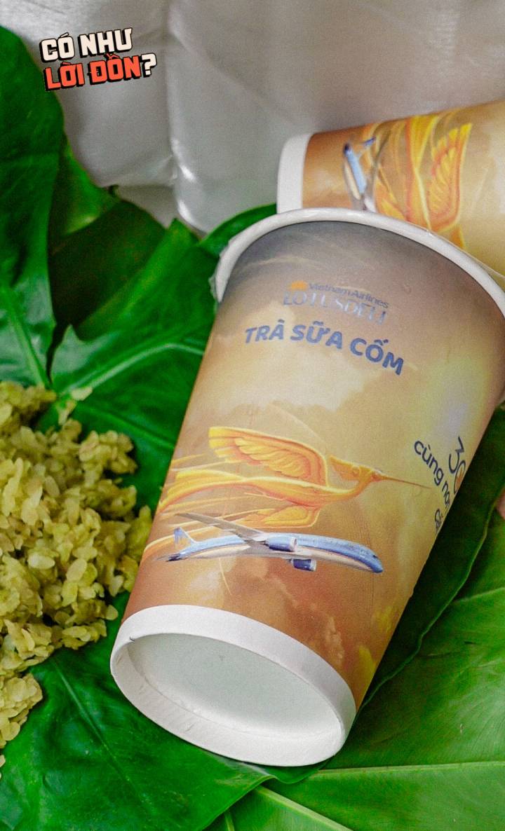 Cận cảnh cốc trà sữa cốm 50k của Vietnam Airlines: Bao bì đẹp nhưng topping bên trong mới là điều đáng chú ý- Ảnh 9.