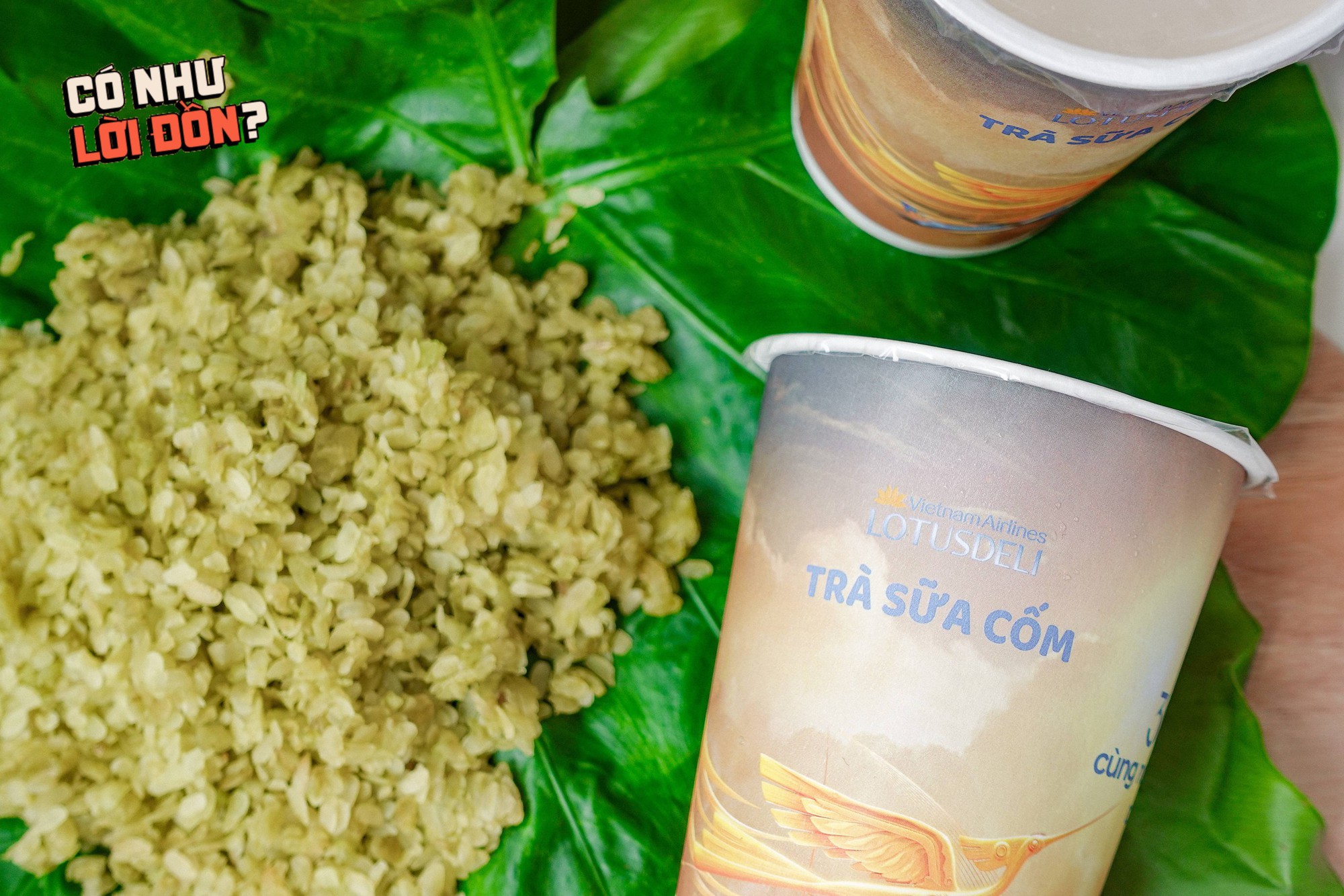 Cận cảnh cốc trà sữa cốm 50k của Vietnam Airlines: Bao bì đẹp nhưng topping bên trong mới là điều đáng chú ý- Ảnh 15.