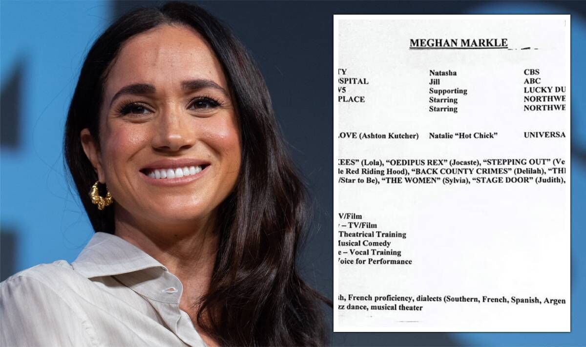 CV cũ của Meghan Markle bất ngờ gây sốt: Từng đóng vai 