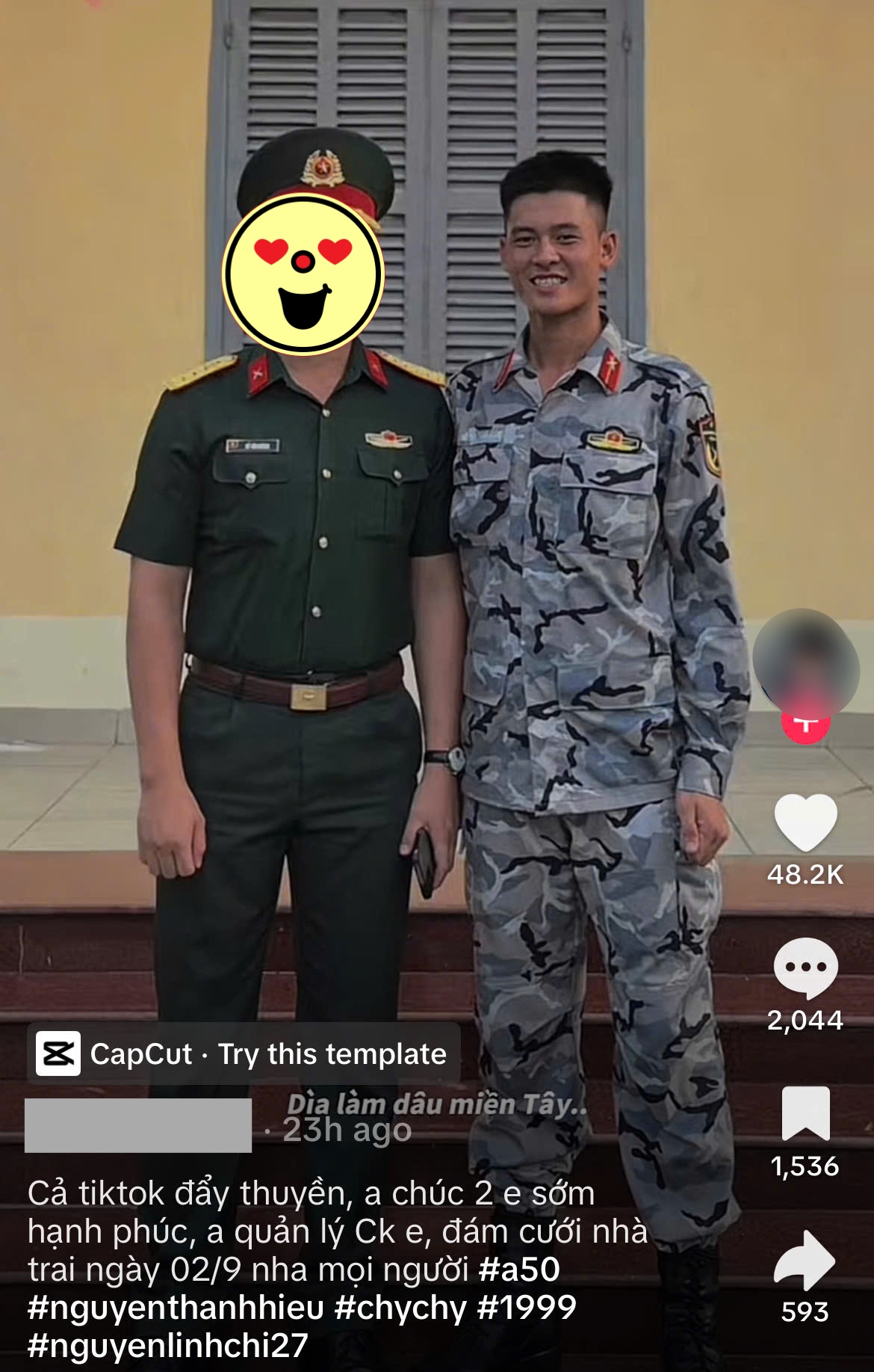 ChyChy nói về tình cảm với chiến sĩ Đặc nhiệm dù Thanh Hiếu: 