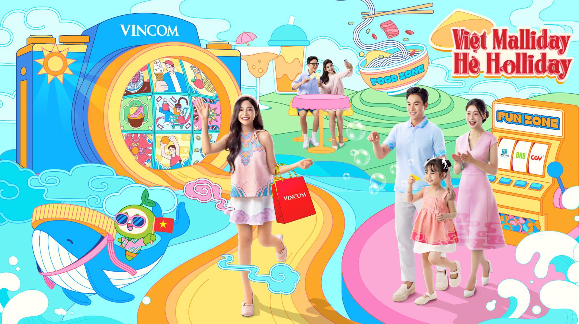 Vincom tổ chức chuỗi sự kiện "Việt Malliday &ndash; H&egrave; Holiday": Trải nghiệm h&egrave; rực rỡ gắt kết tinh thần Việt- Ảnh 1.